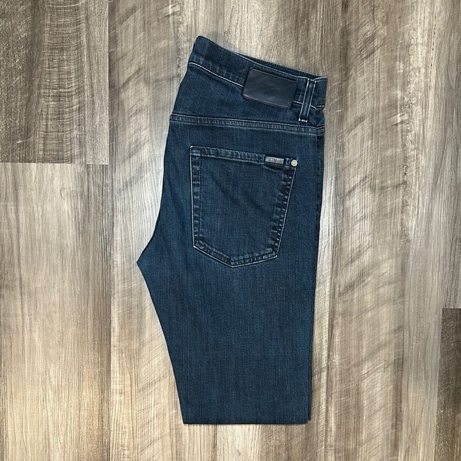 7 For All Mankind 7 For All Mankind Luxe Paxtyn Tapered Skinny Jeans - 33 Size US 33 - 1 Thumbnail