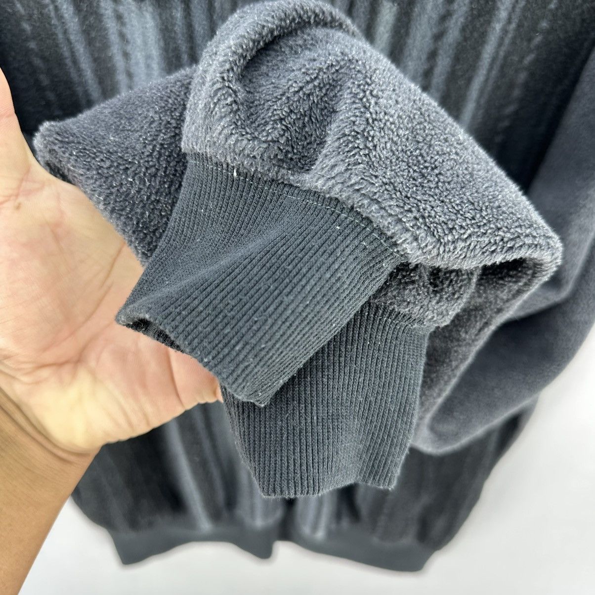 Japanese Brand Vintage Polo Shirt Striped Fleece Single Pocket by Zealzip Size US M / EU 48-50 / 2 - 11 Thumbnail