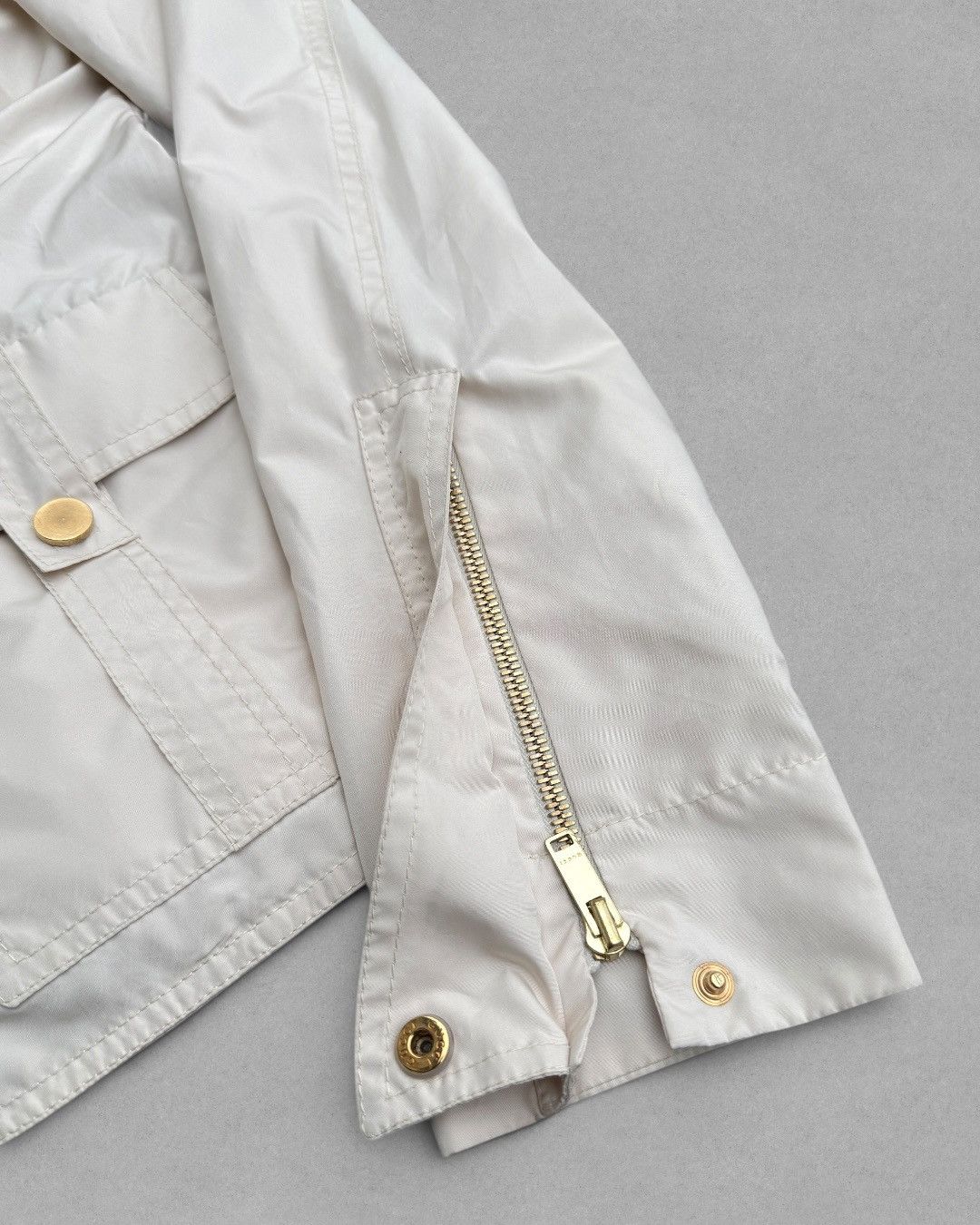Gucci SS 2004 Gucci By Tom Ford Military Biker Windbreaker Jacket Size M / US 6-8 / IT 42-44 - 15 Thumbnail