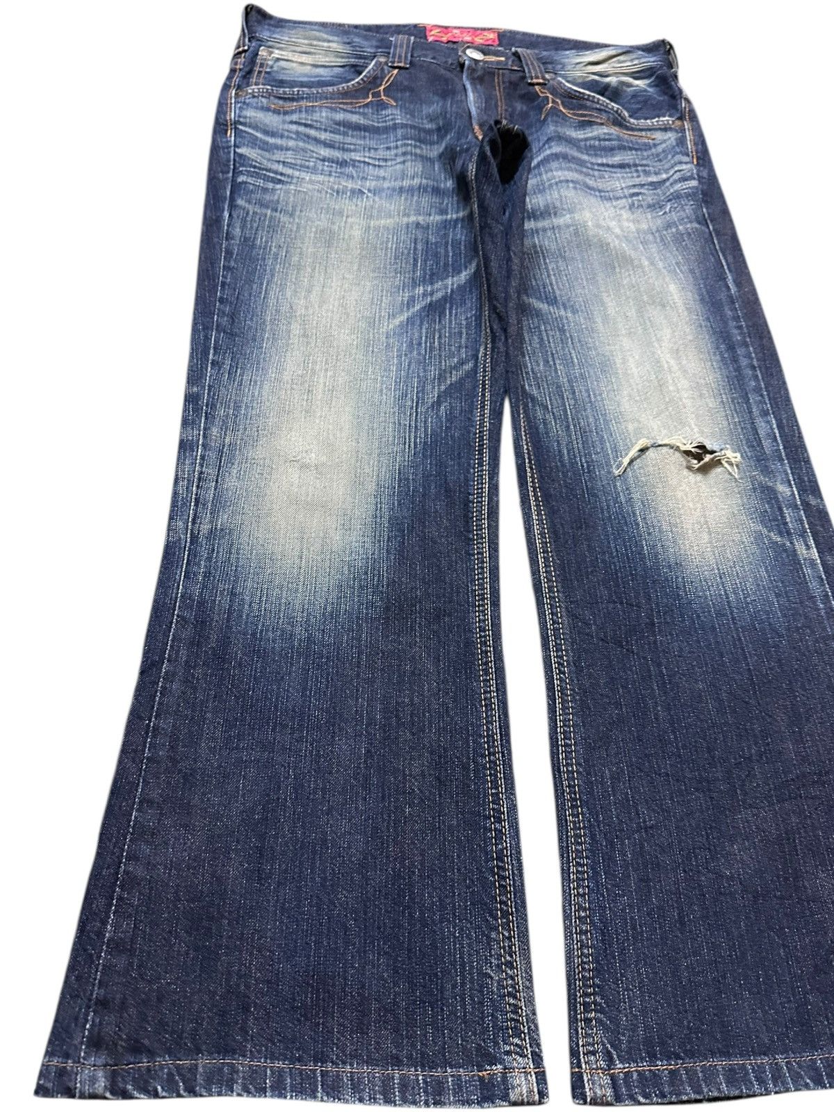 Edwin Vintage Edwin Exclusive Vintage Baggy Wide Leg Denim Size US 34 / EU 50 - 3 Thumbnail