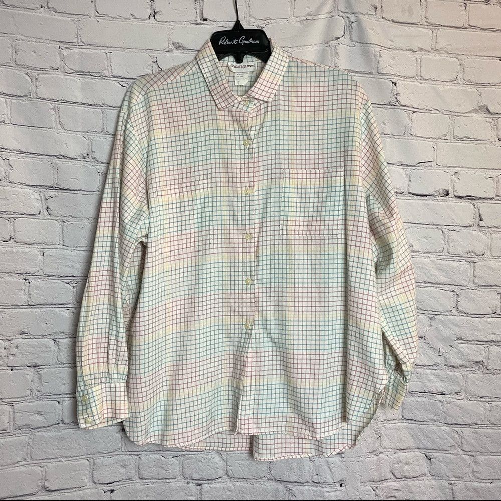 Other Vintage The Narragansett Cotton Plaid Shirt Size L Size US L / EU 52-54 / 3 - 1 Thumbnail