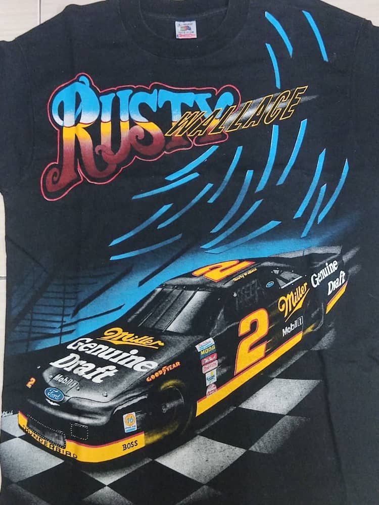 Fruit Of The Loom Vintage90 NASCAR RUSTY WALLACE Size US M / EU 48-50 / 2 - 6 Thumbnail
