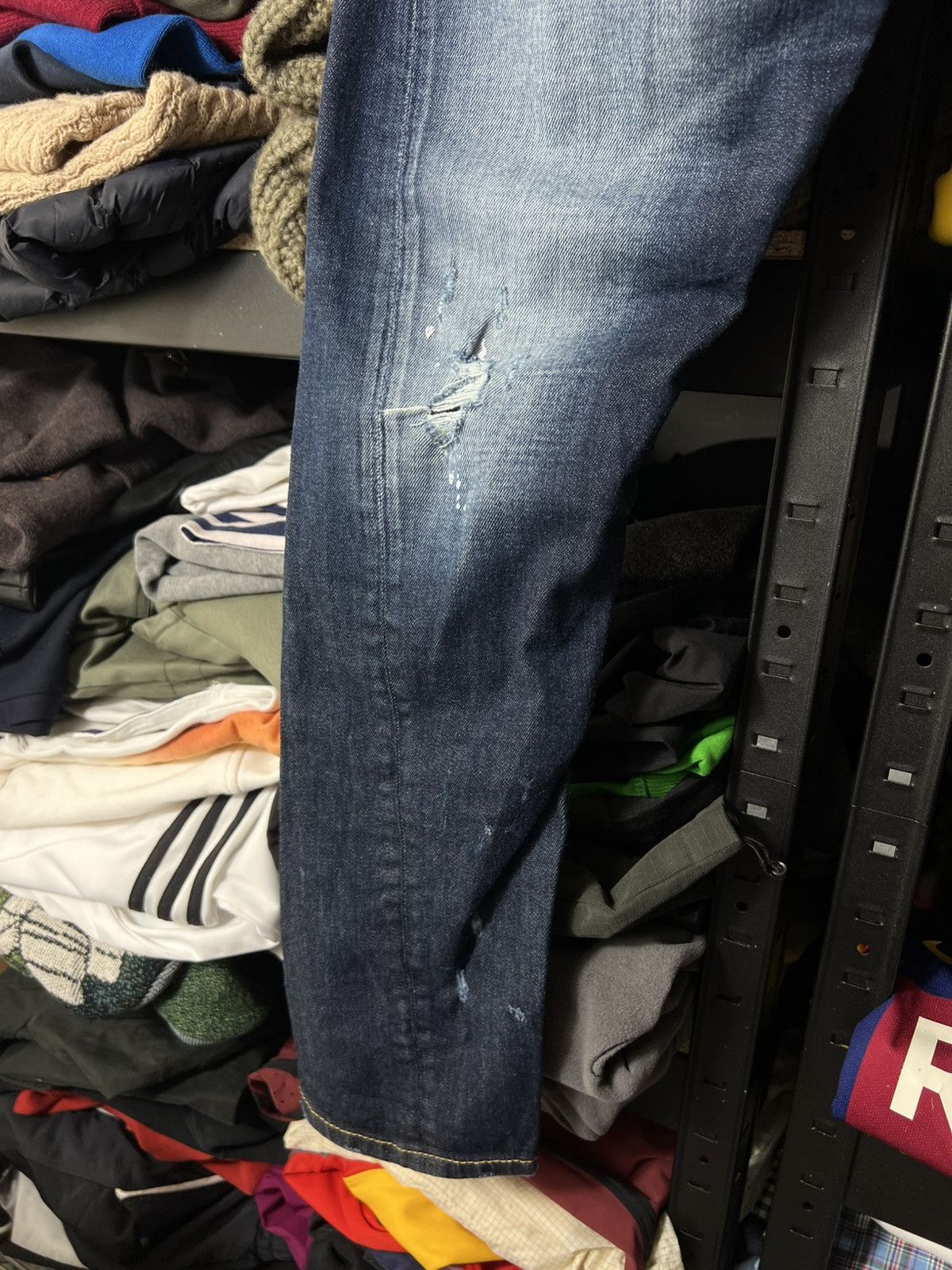 Dsquared2 Dsquared2 Sexy Twist Jeans Distressed Denim Y2K Italy Size US 32 / EU 48 - 6 Thumbnail