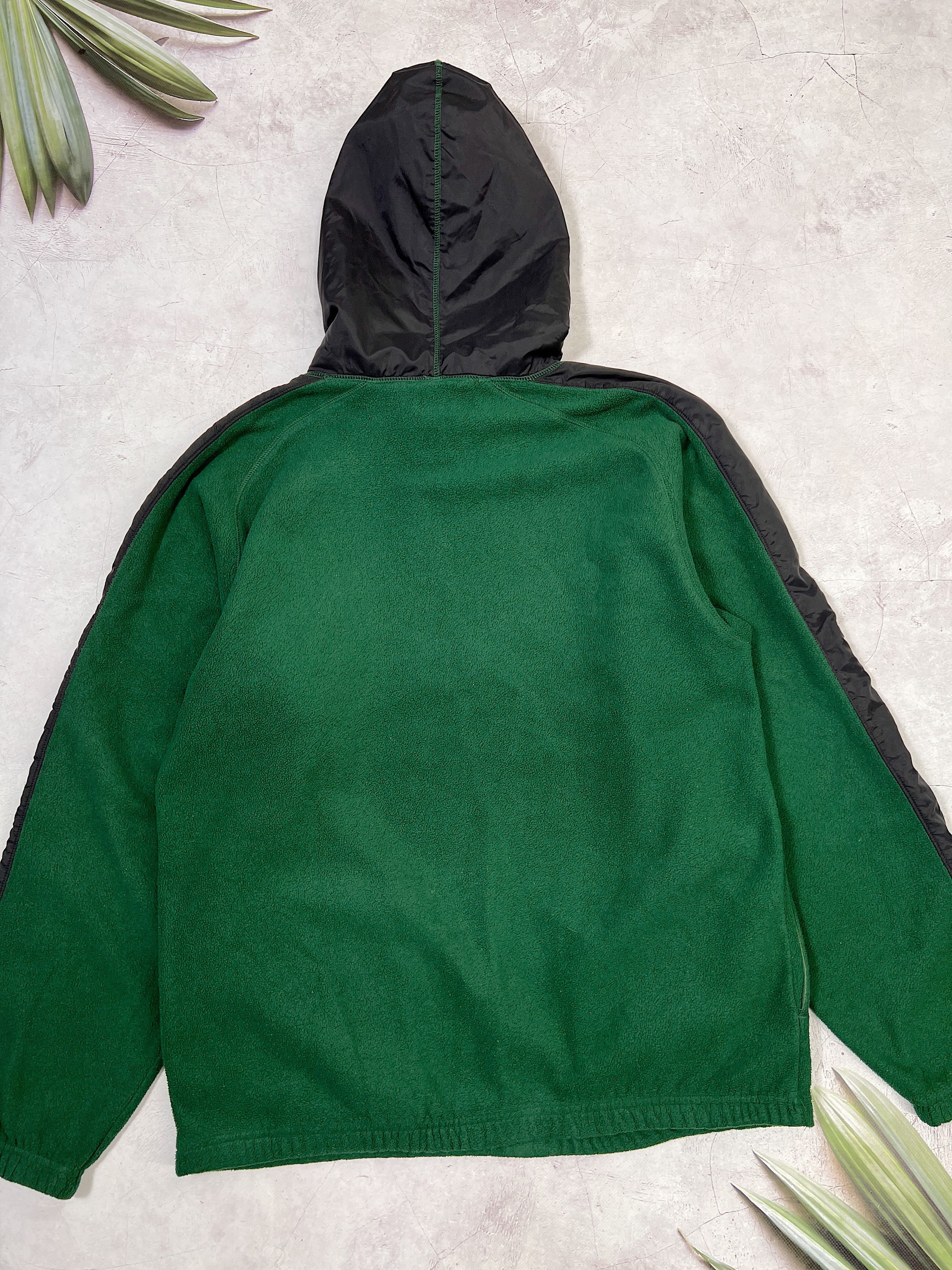 Fila × Vintage Vintage Fila Fleece Hoodie & Nylon Trims Size US L / EU 52-54 / 3 - 12 Thumbnail