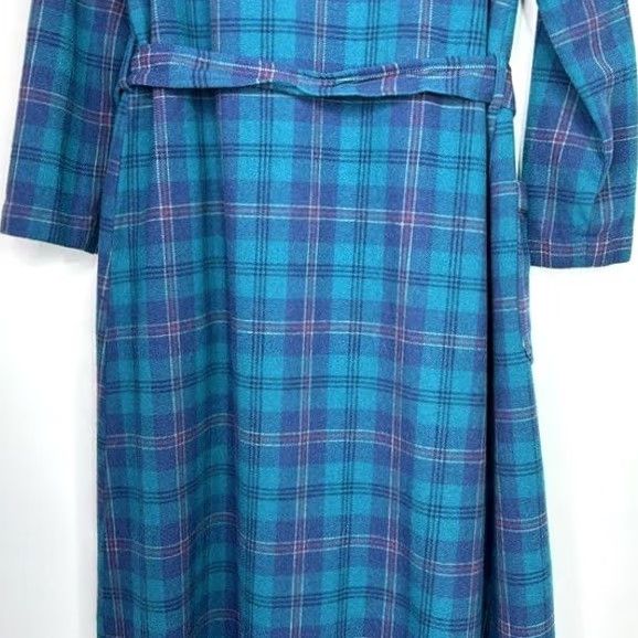 Pendleton VINTAGE Pendleton Wool Blue Plaid_Tartan Robe Shirt? Size ONE SIZE - 6 Thumbnail
