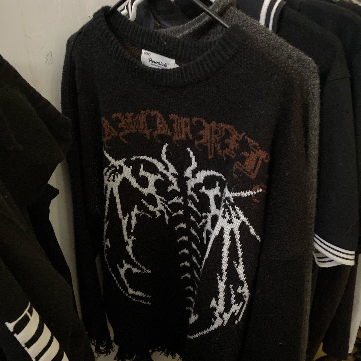 Vintage Vancarhell Long Sleeve Distressed Sweater Size US L / EU 52-54 / 3 - 1 Thumbnail