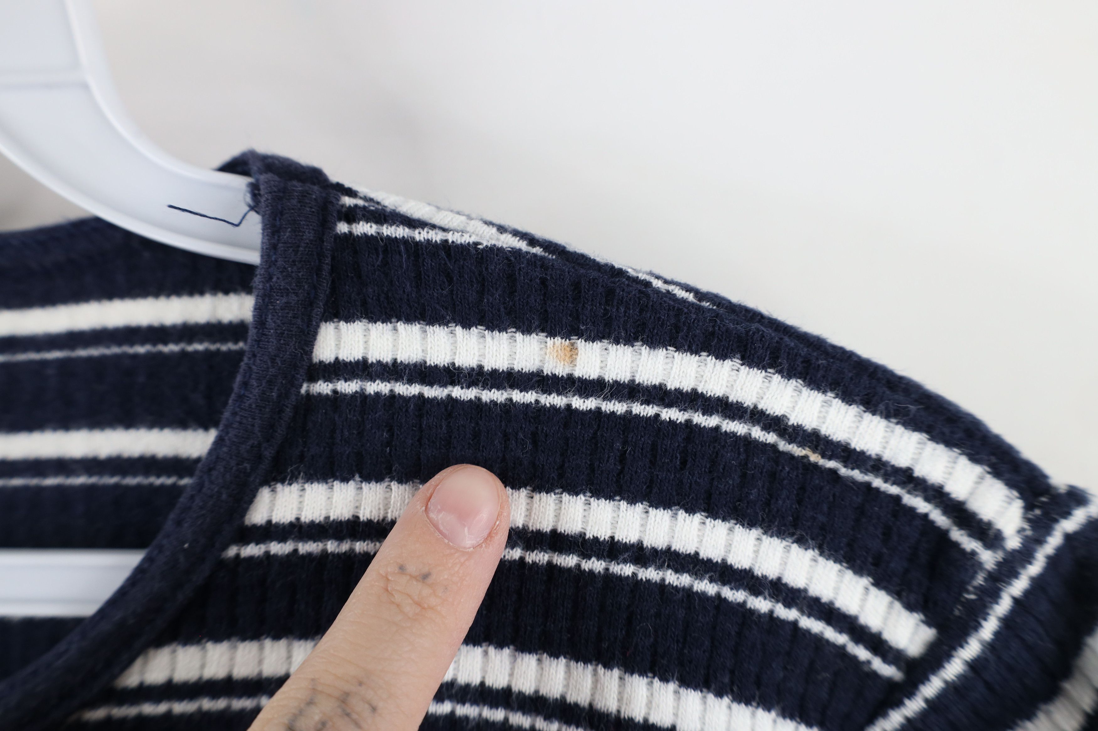 Vintage Vintage 90s Streetwear Cropped Thermal Long Sleeve T-Shirt Size L / US 10 / IT 46 - 4 Thumbnail