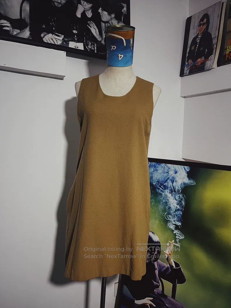 Yohji Yamamoto Yohji Yamamoto size 3 Noir Sleeveless Dress Size L / US 10 / IT 46 - 1 Thumbnail