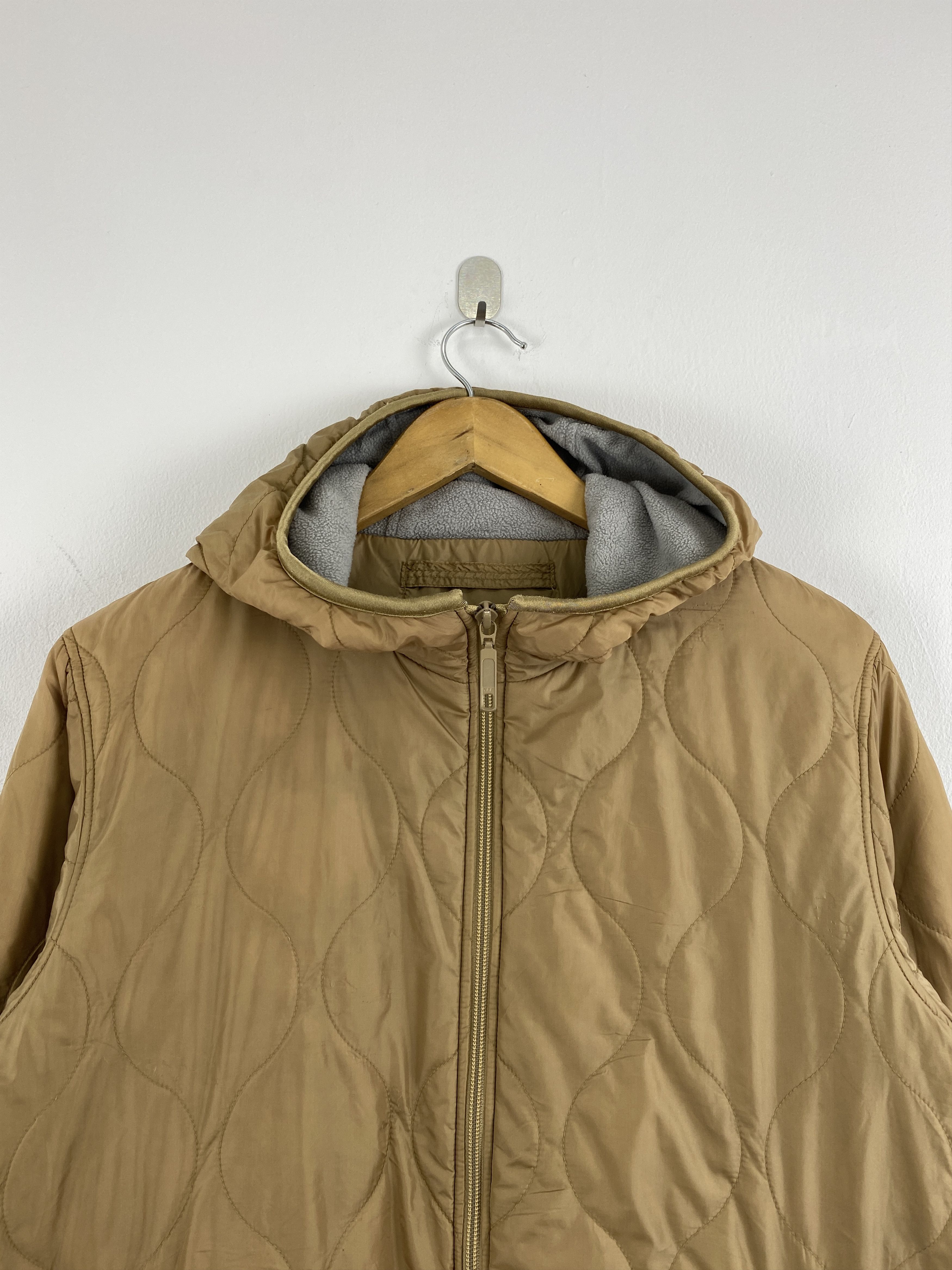 Uniqlo Vintage Uniqlo Zipper Ups Puffer Jacket Brown JA0123 Size US L / EU 52-54 / 3 - 2 Thumbnail