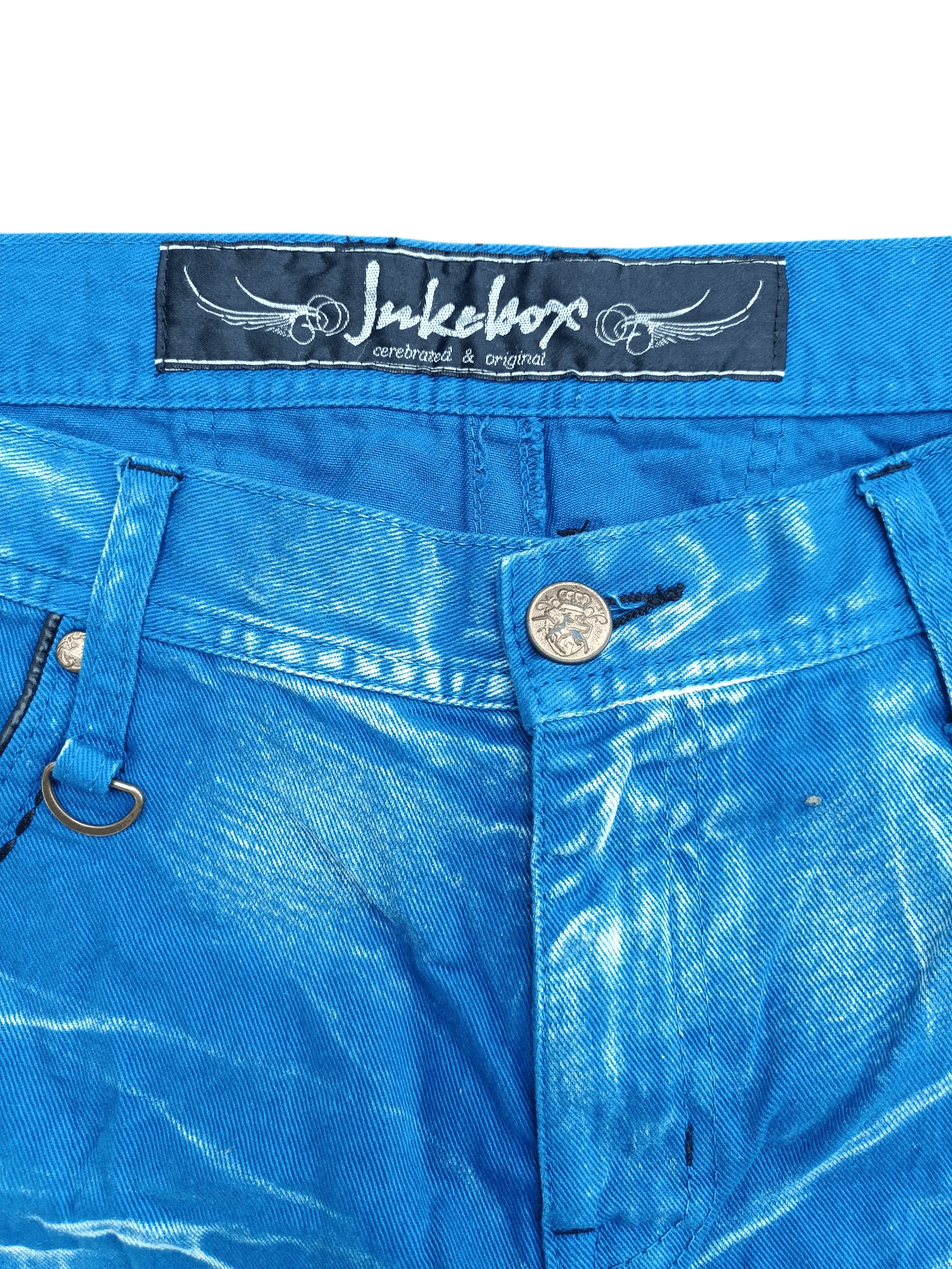 Japanese Brand × Vintage FYEE 🔥 Jukebox Rare Whiskers Denim E242i Size US 34 / EU 50 - 6 Thumbnail