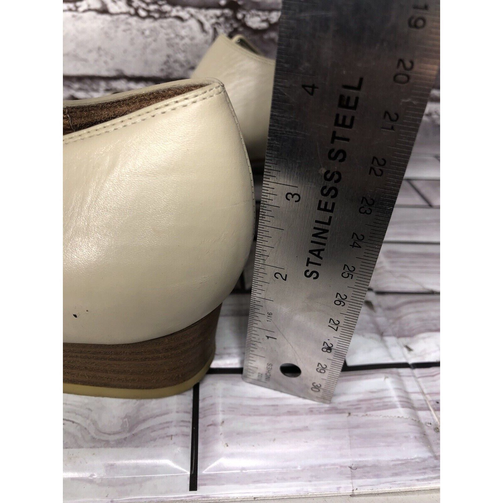 Beautiful Ful BeautiFeel Ivory Cream Leather Mary Jane Strap Pumps Shoes W Size US 9 / IT 39 - 11 Thumbnail