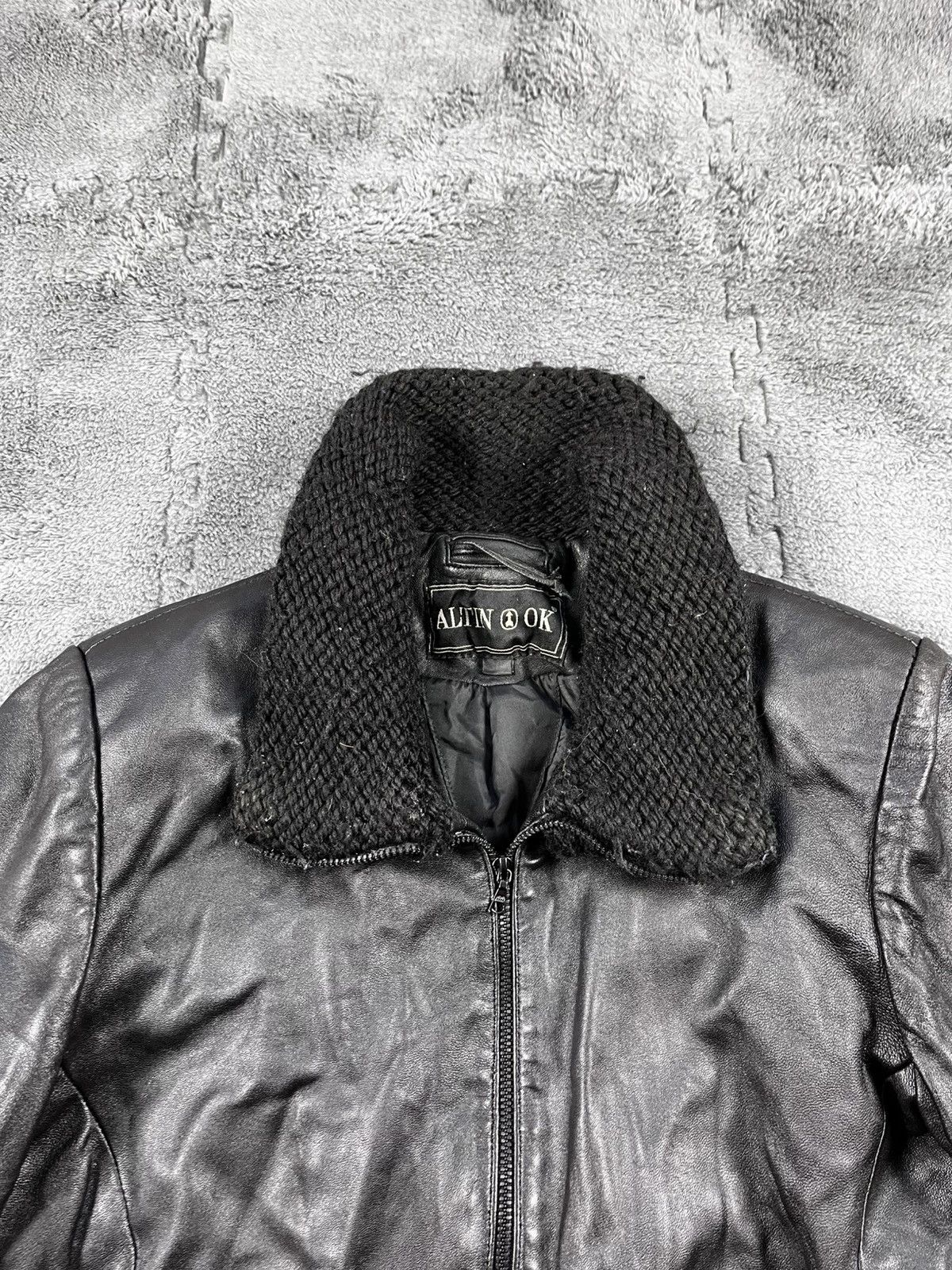 Genuine Leather Vintage Rick Owens Style Leather Gothic Jacket Opium Size L / US 10 / IT 46 - 5 Thumbnail