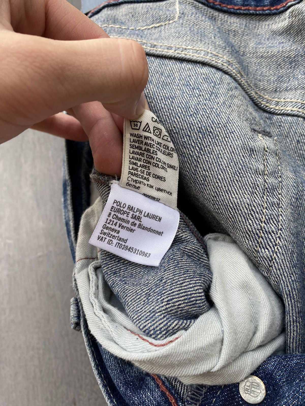 Polo Ralph Lauren Polo Ralph Lauren Darren distressed boot Denim size 32/34 Size US 32 / EU 48 - 15 Thumbnail