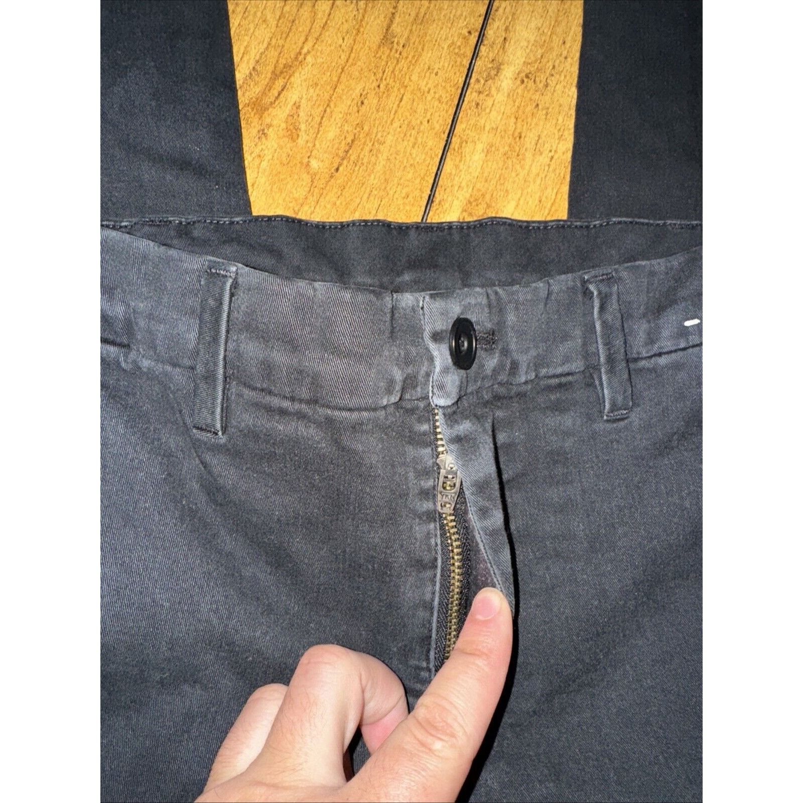 Japanese Brand × Uniqlo Uniqlo Chino Pants 30x29 Black Skinny Size US 30 / EU 46 - 5 Thumbnail