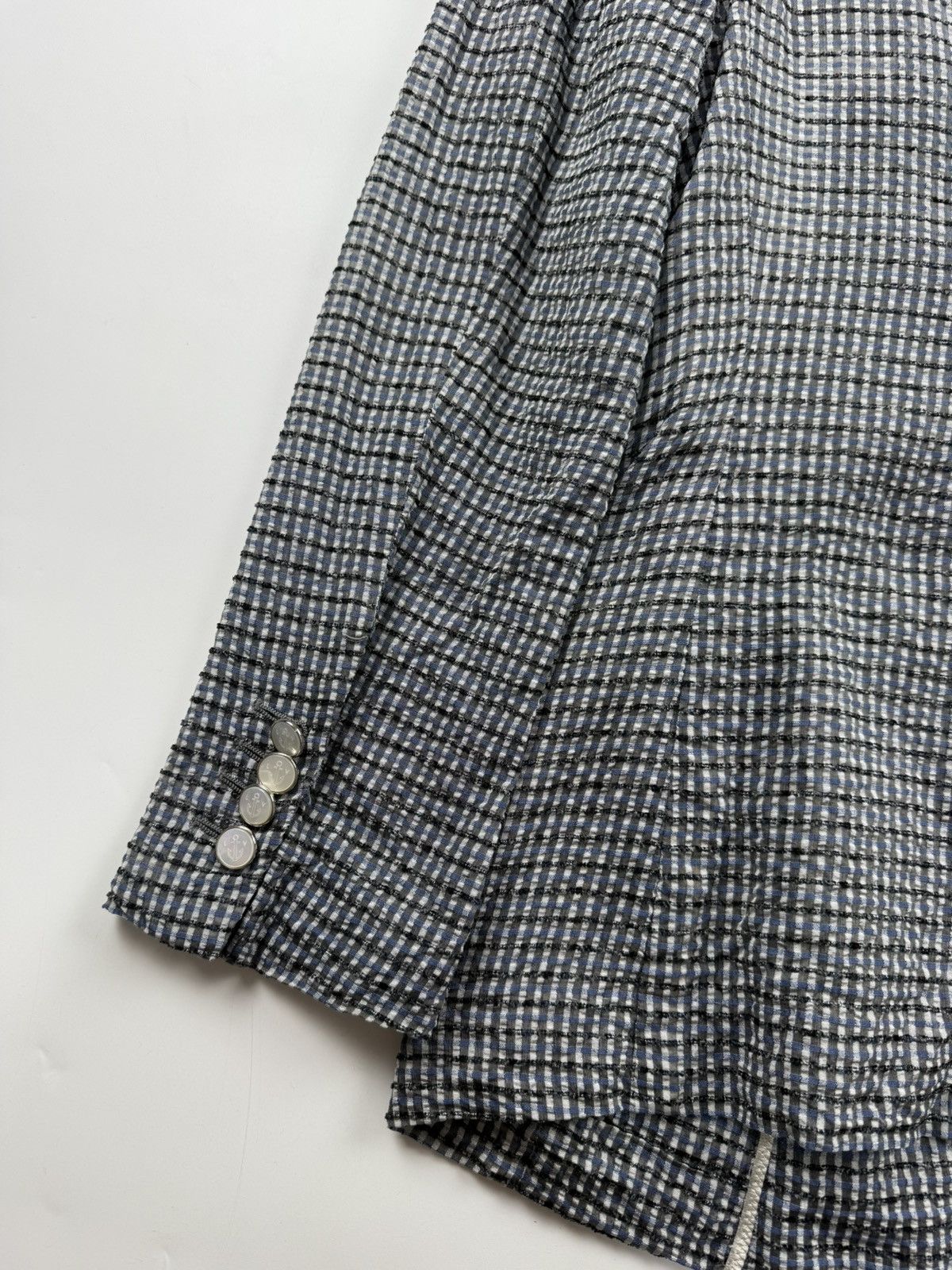 Louis Vuitton Louis Vuitton S/S’13 Check Pattern Silk Jacket Size US M / EU 48-50 / 2 - 8 Thumbnail