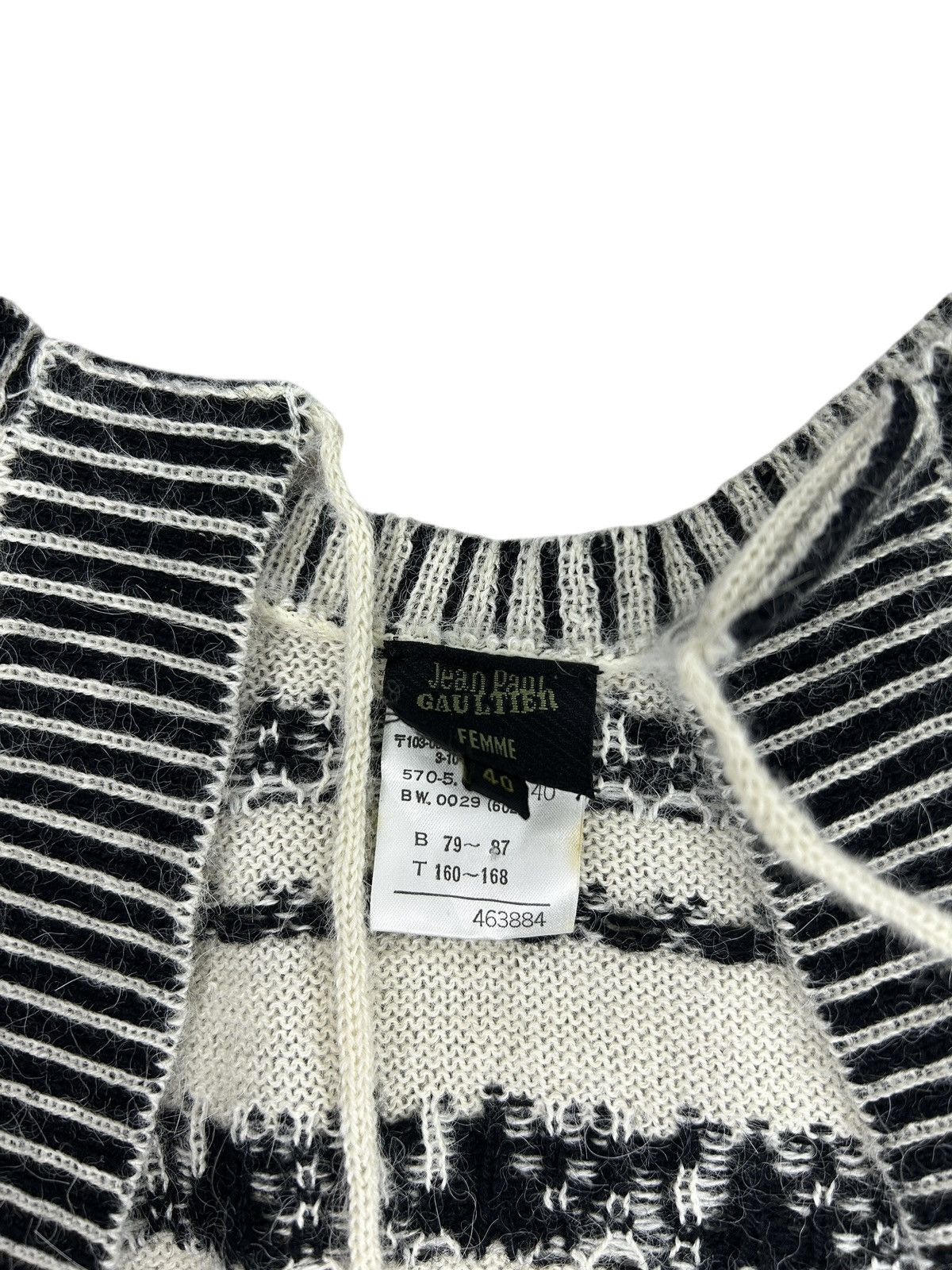 Jean Paul Gaultier 90s Double Sided Knit Size M / US 6-8 / IT 42-44 - 4 Thumbnail
