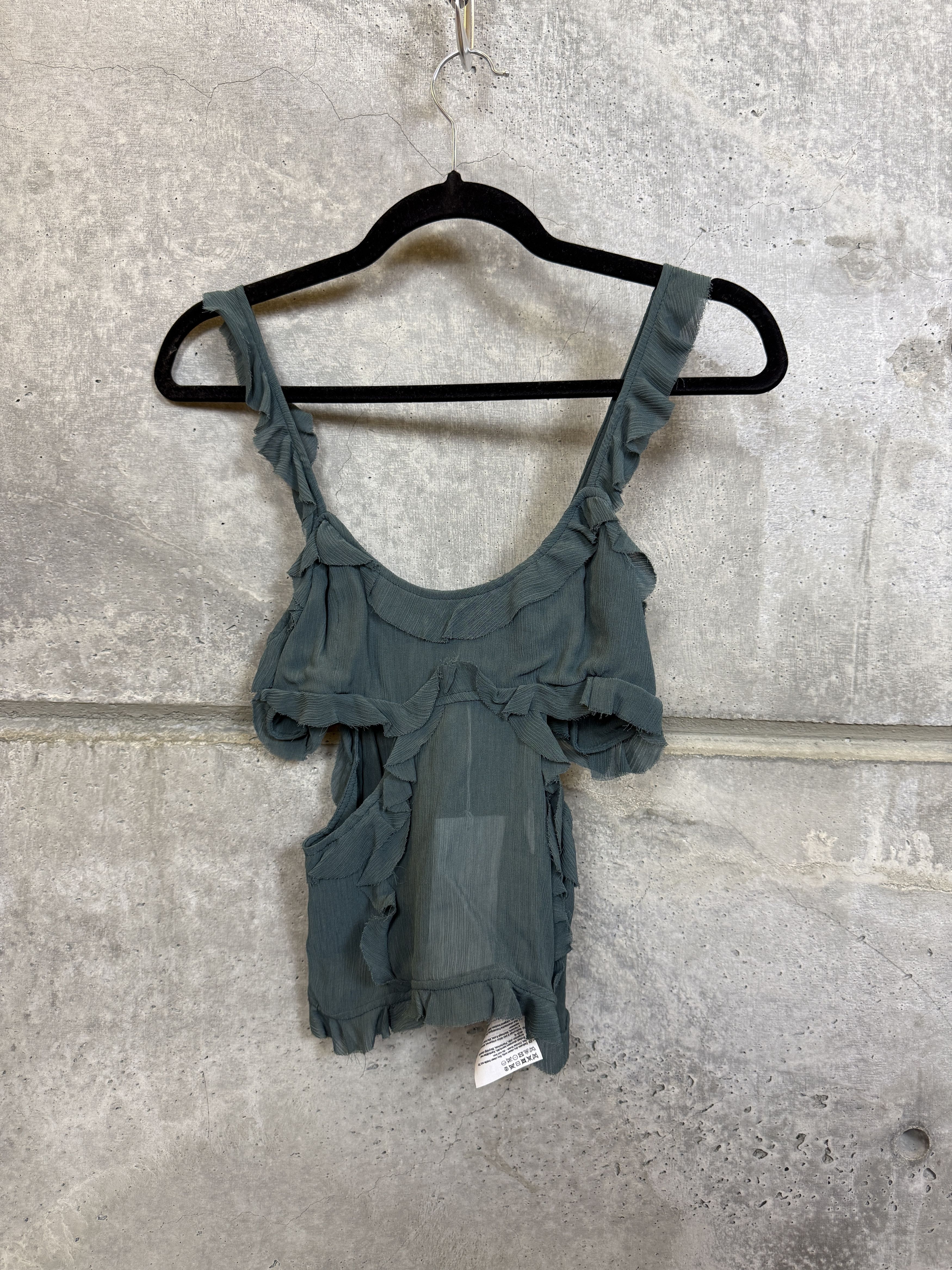 Acne Studios $480 Acne Studios Ruffled Blouse Size S / US 4 / IT 40 - 2 Thumbnail