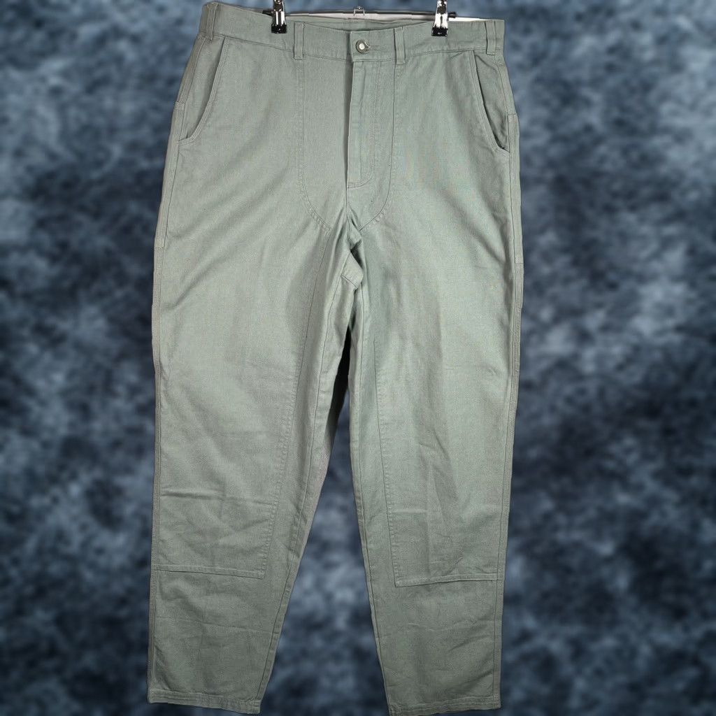 Patagonia VINTAGE Patagonia Stand Up Pants Adult 36 Green Organic Cotton Workwear Carpenter Mens Pants 36 Green Regular Inseam 34 Size US 36 / EU 52 - 1 Thumbnail