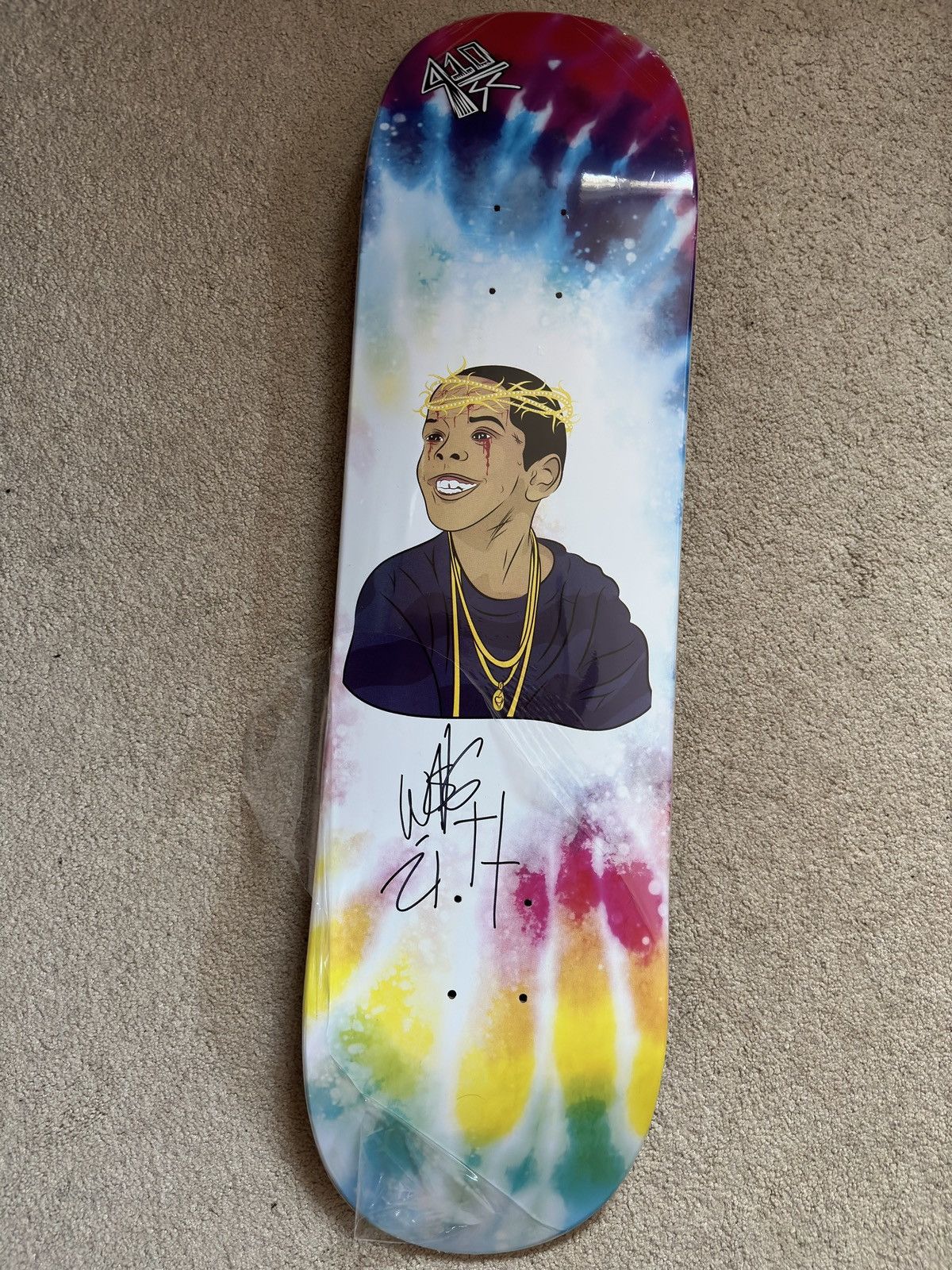 Other Signed Westside Gunn Skateboard Deck Tie-Dye GXFR Flygod WSG Size ONE SIZE - 1 Thumbnail
