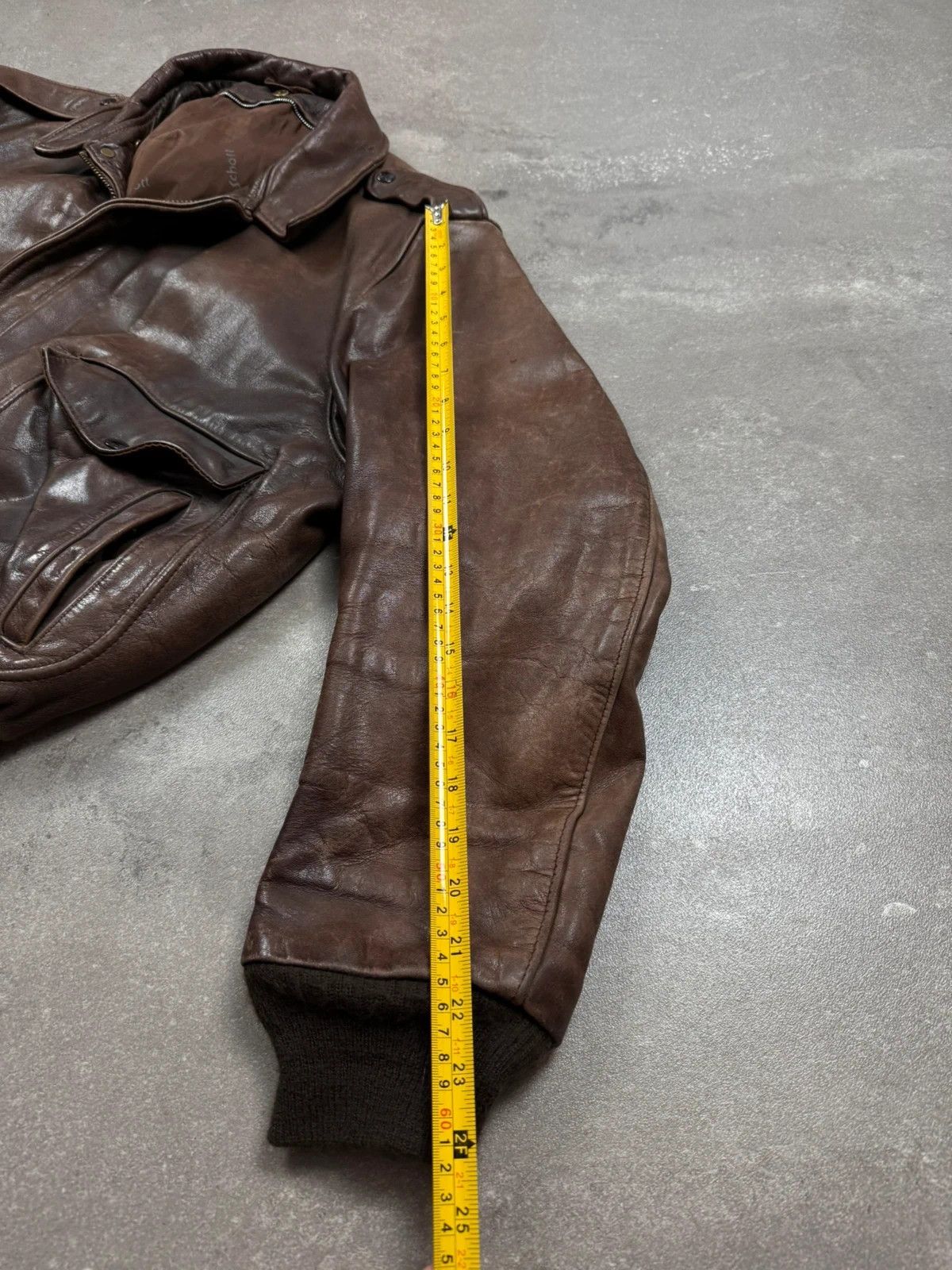 Schott Schott leather jacket vintage 1980s 1970s rétro made in USA Size US XL / EU 56 / 4 - 17 Thumbnail