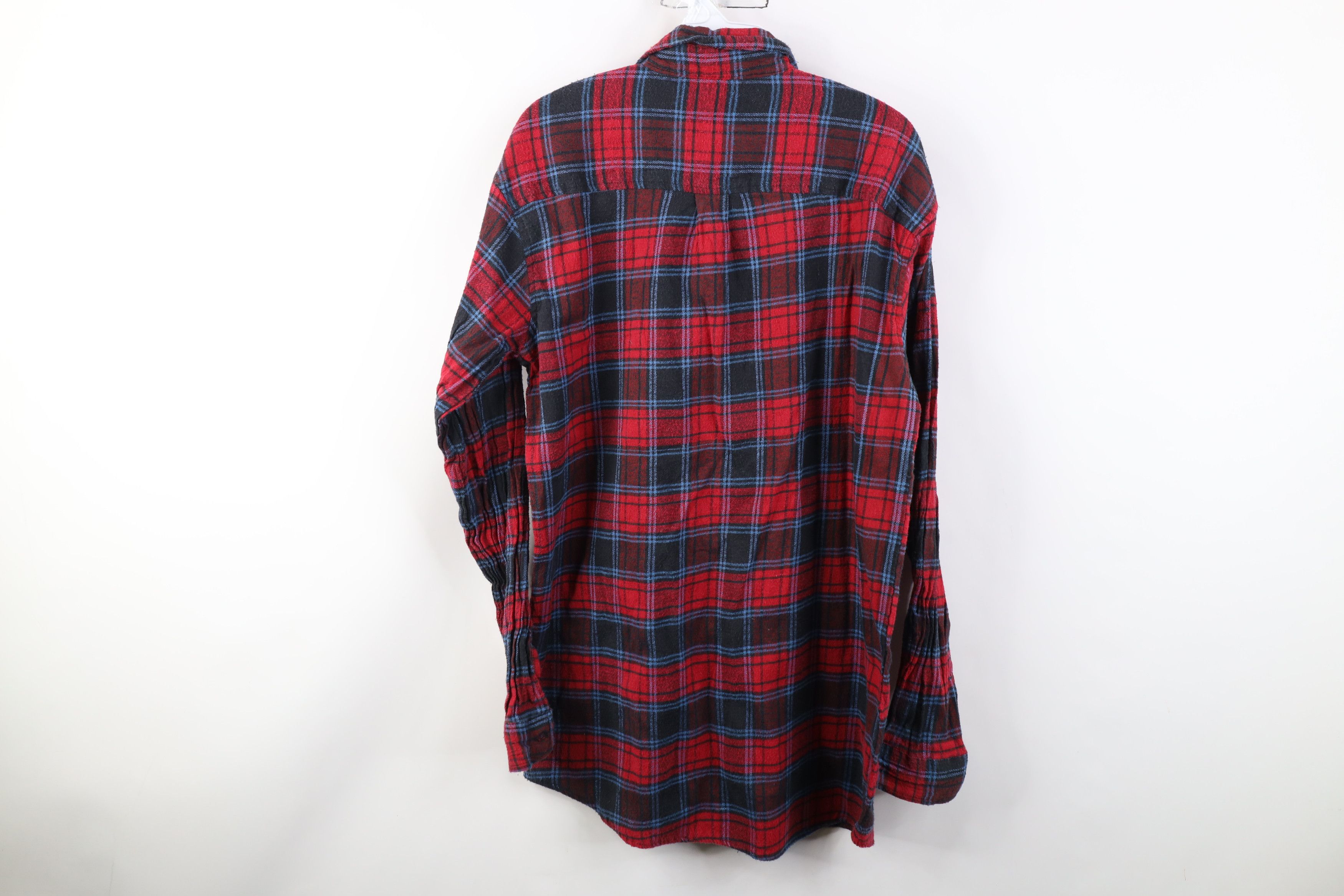 Vintage Vintage 90s Streetwear Flannel Collared Button Shirt Plaid Size US M / EU 48-50 / 2 - 8 Thumbnail