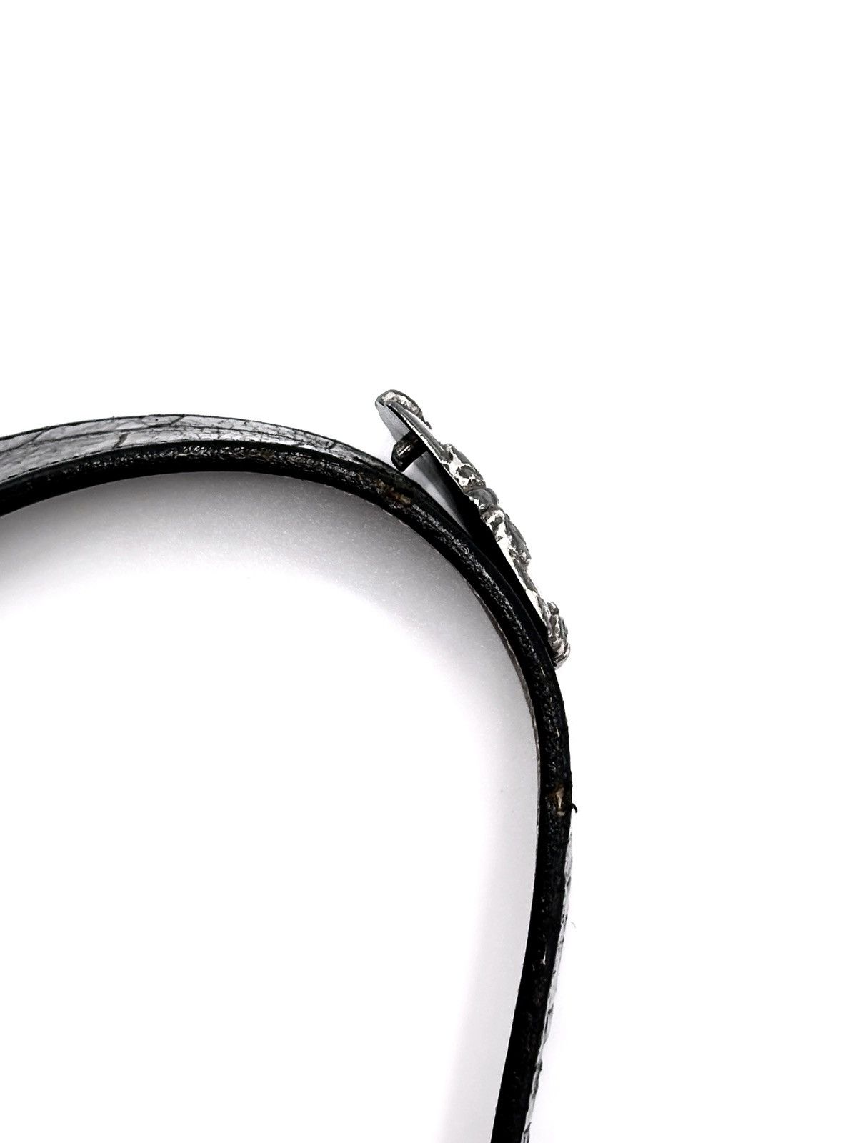 Brighton Brighton Leather Belt w/ Ornate Silver Hardware Size ONE SIZE - 18 Thumbnail