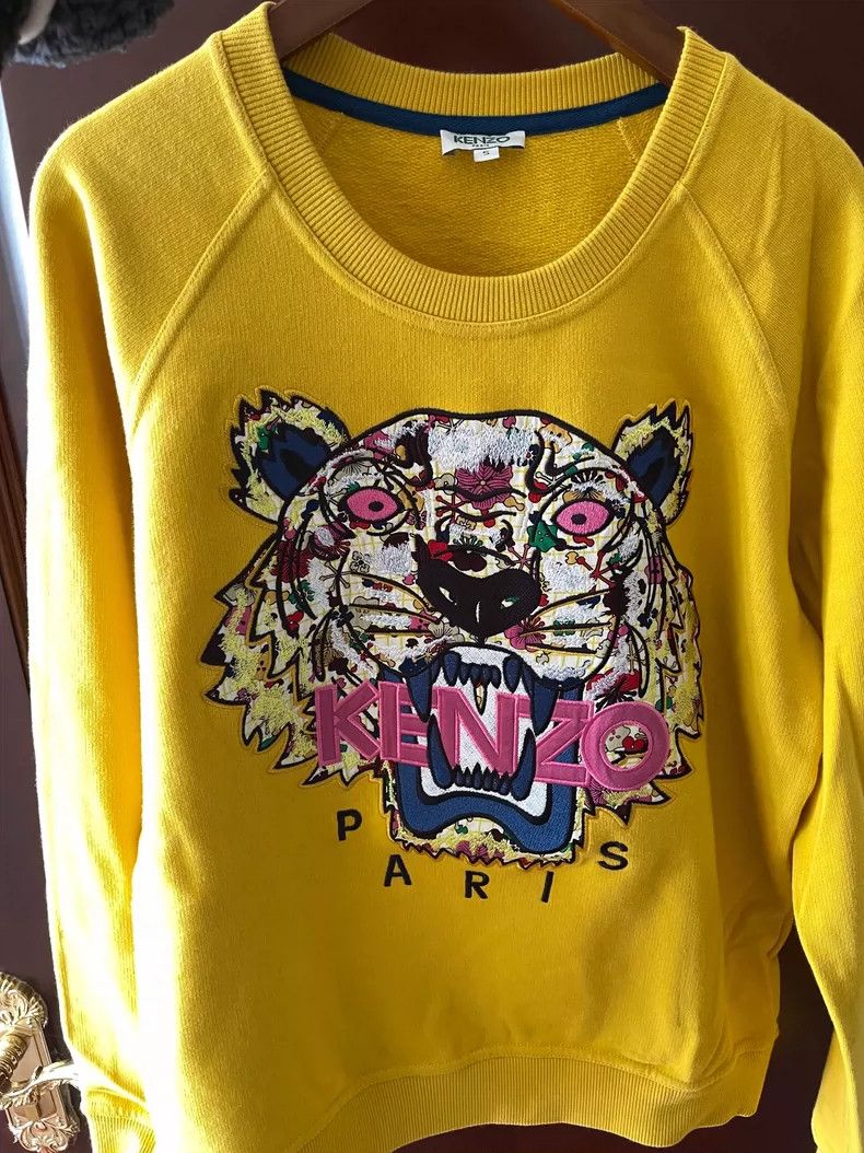 Kenzo KENZO Tiger head embroidery hoodie Size S / US 4 / IT 40 - 4 Thumbnail