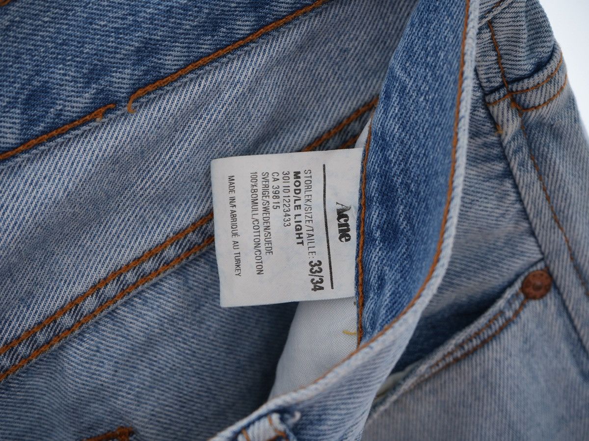 Acne Studios Acne Studios Mod/Le light Slim Straight Fit Luxury Jeans Size US 33 - 7 Thumbnail