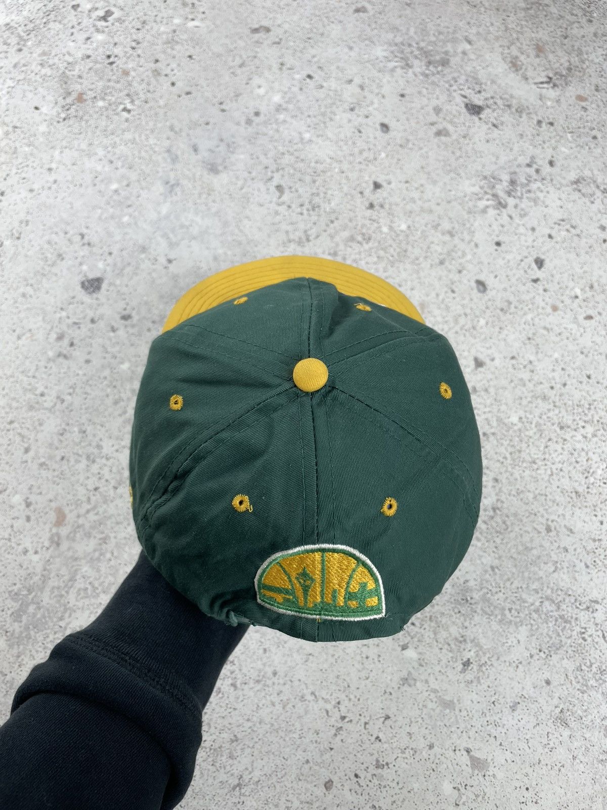 NBA × Vintage Vintage NBA Seattle Sonics Snapback Cap Hat Size ONE SIZE - 6 Thumbnail