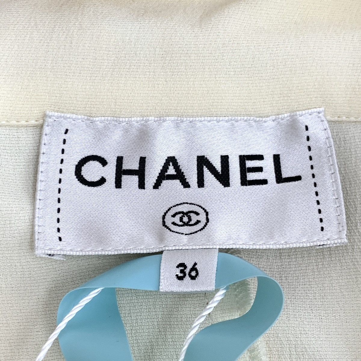 Chanel Chanel Inlaid Stand Collar Zipper Long Sleeve Shirt K26WX Size XS / US 0-2 / IT 36-38 - 5 Thumbnail