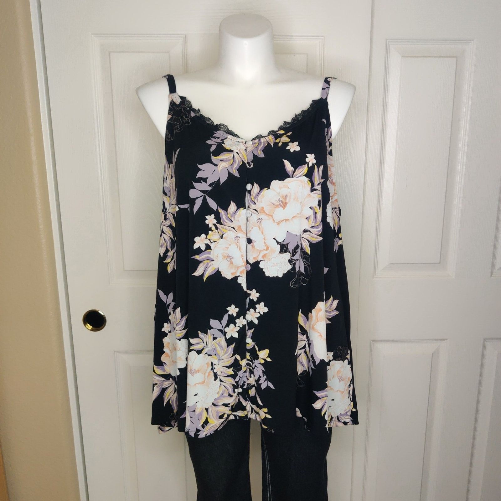 Torrid Torrid Studio Knit Button-Front Swing Cami sz 4 Size 4XL / US 24-26 - 1 Thumbnail