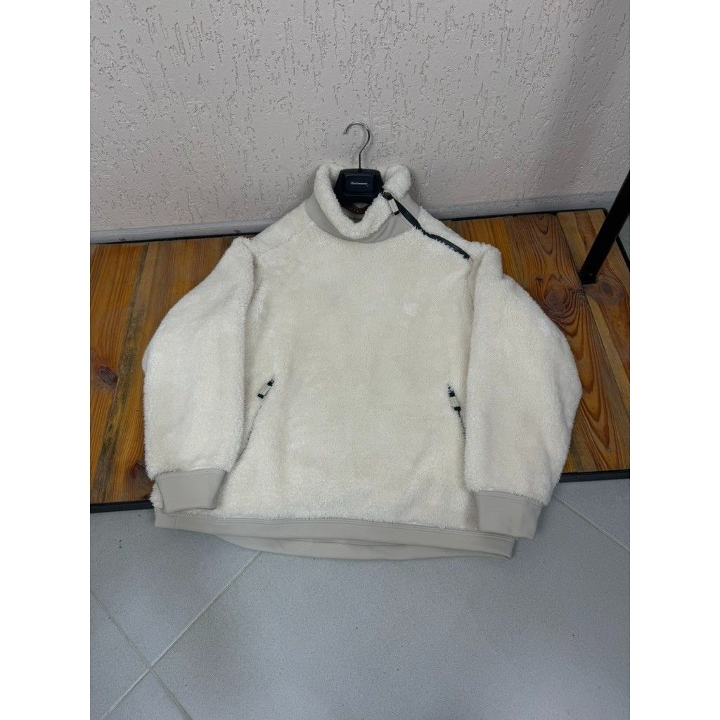 Frauenschuh Fraunenschuh Woman Sherpa Fleece Jacket Shoulder Zip Cream W Size XS / US 0-2 / IT 36-38 - 8 Thumbnail