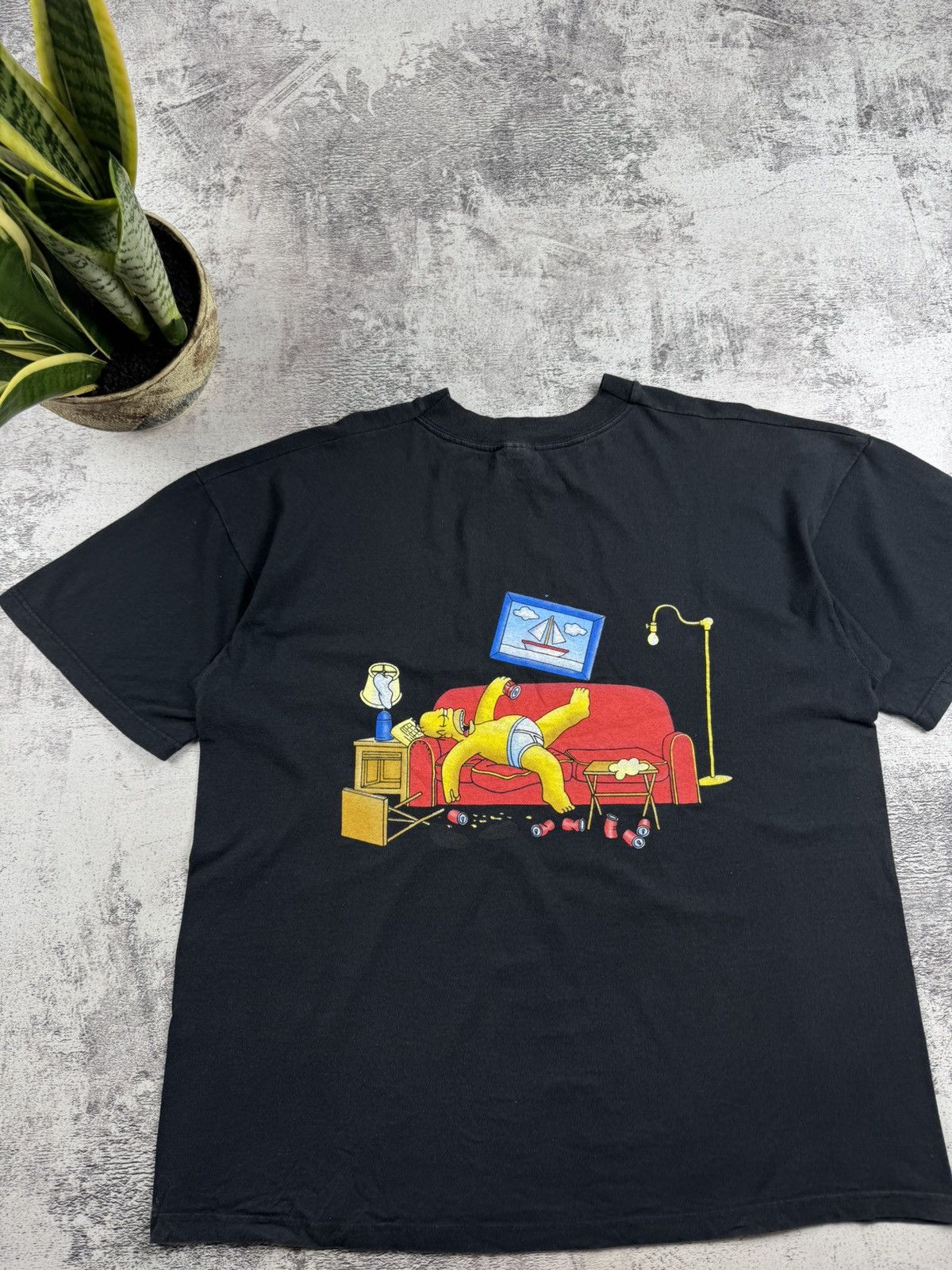 The Simpsons The Simpson Matt Groening Vintage Movie Cartoon 1998 Merch Men’s XLT Shirt Tee Size US XL / EU 56 / 4 - 13 Thumbnail