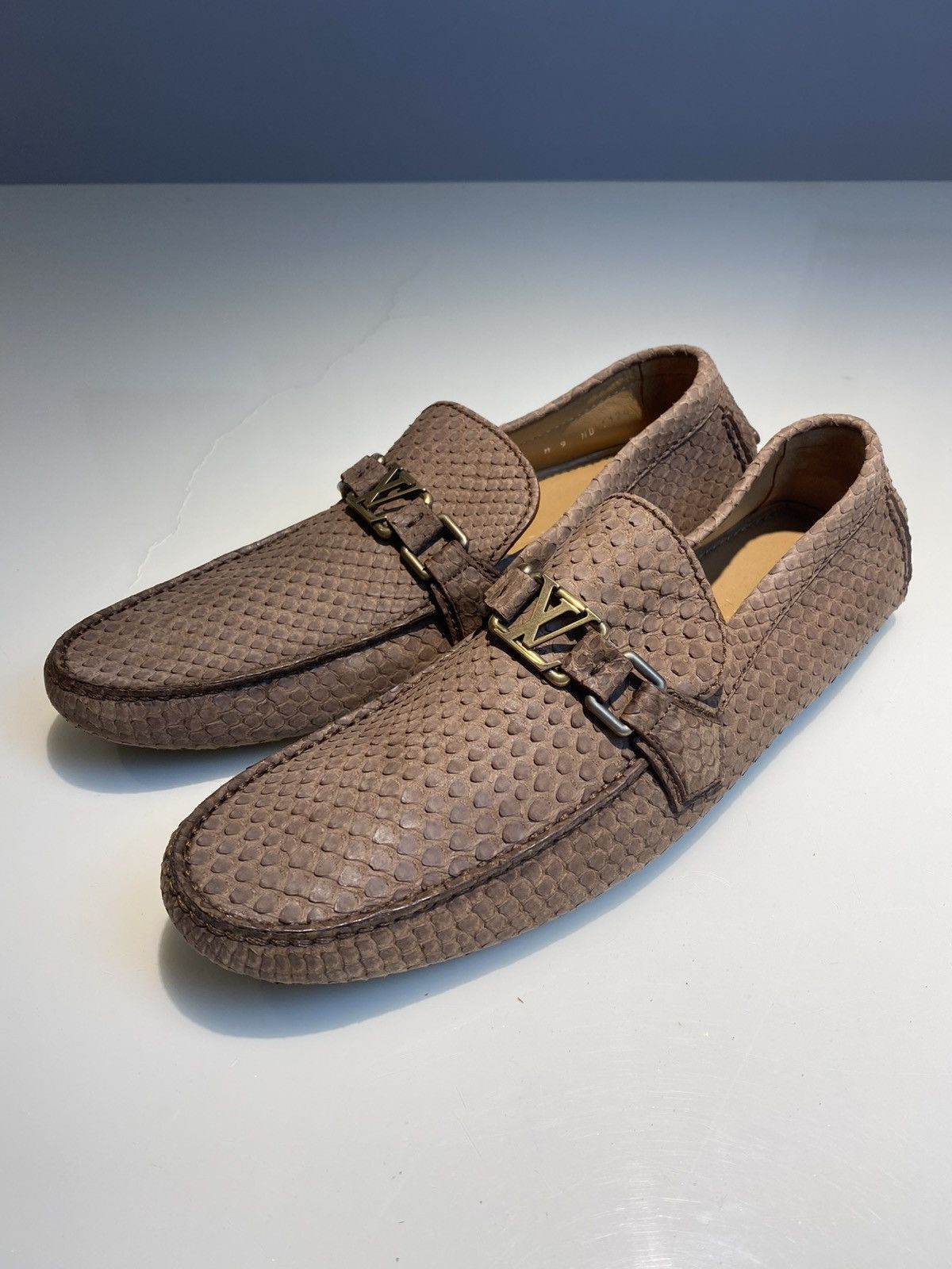 Louis Vuitton Louis Vuitton Python Monte Carlo Loafers Size9 Size US 9 / EU 42 - 1 Thumbnail