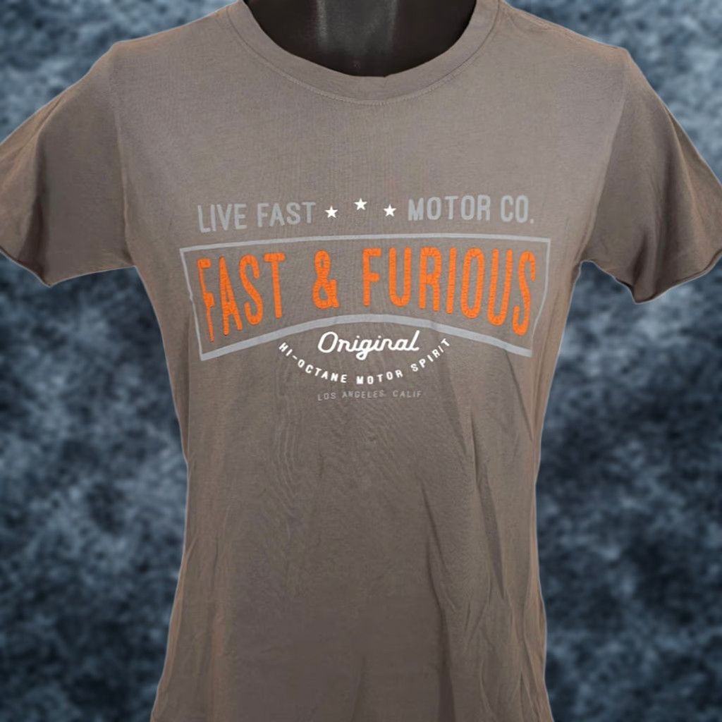 Affliction Affliction T Shirt Womens Size Small Gray Motor Parts FFW302 Lace Up Made In USA Size S / US 4 / IT 40 - 1 Thumbnail