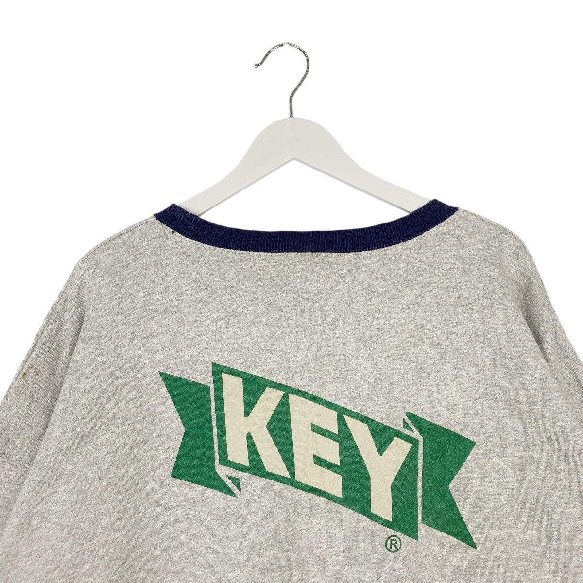 Other Vintage KEY Sweatshirt Crewneck Big Logo Printed Gray SizeL Size US L / EU 52-54 / 3 - 2 Thumbnail