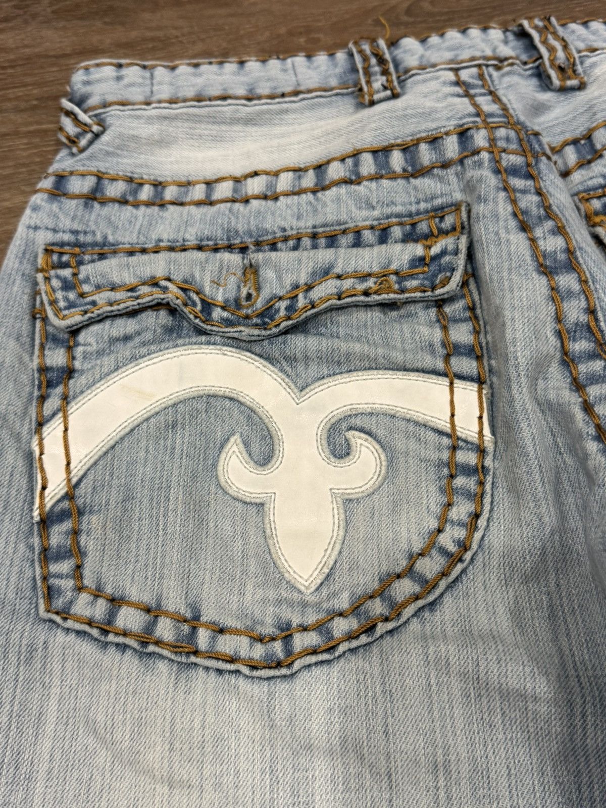 Vintage Vintage Y2K Laguna Beach Jean Co. Heavy Fat Stitch Denims Size US 32 / EU 48 - 7 Thumbnail
