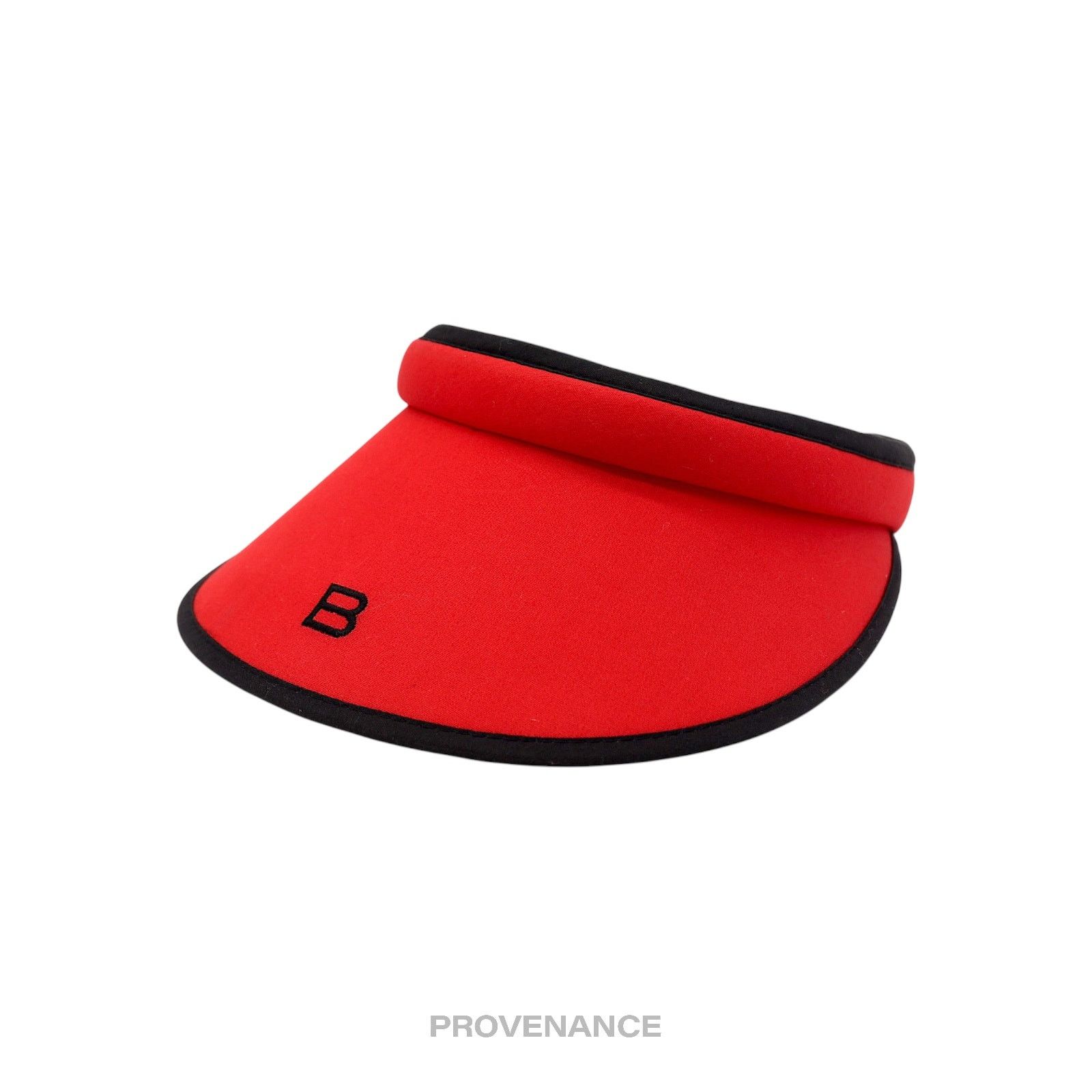 Balenciaga 🔴 Balenciaga B Logo Visor - Red/Black Size ONE SIZE - 2 Thumbnail