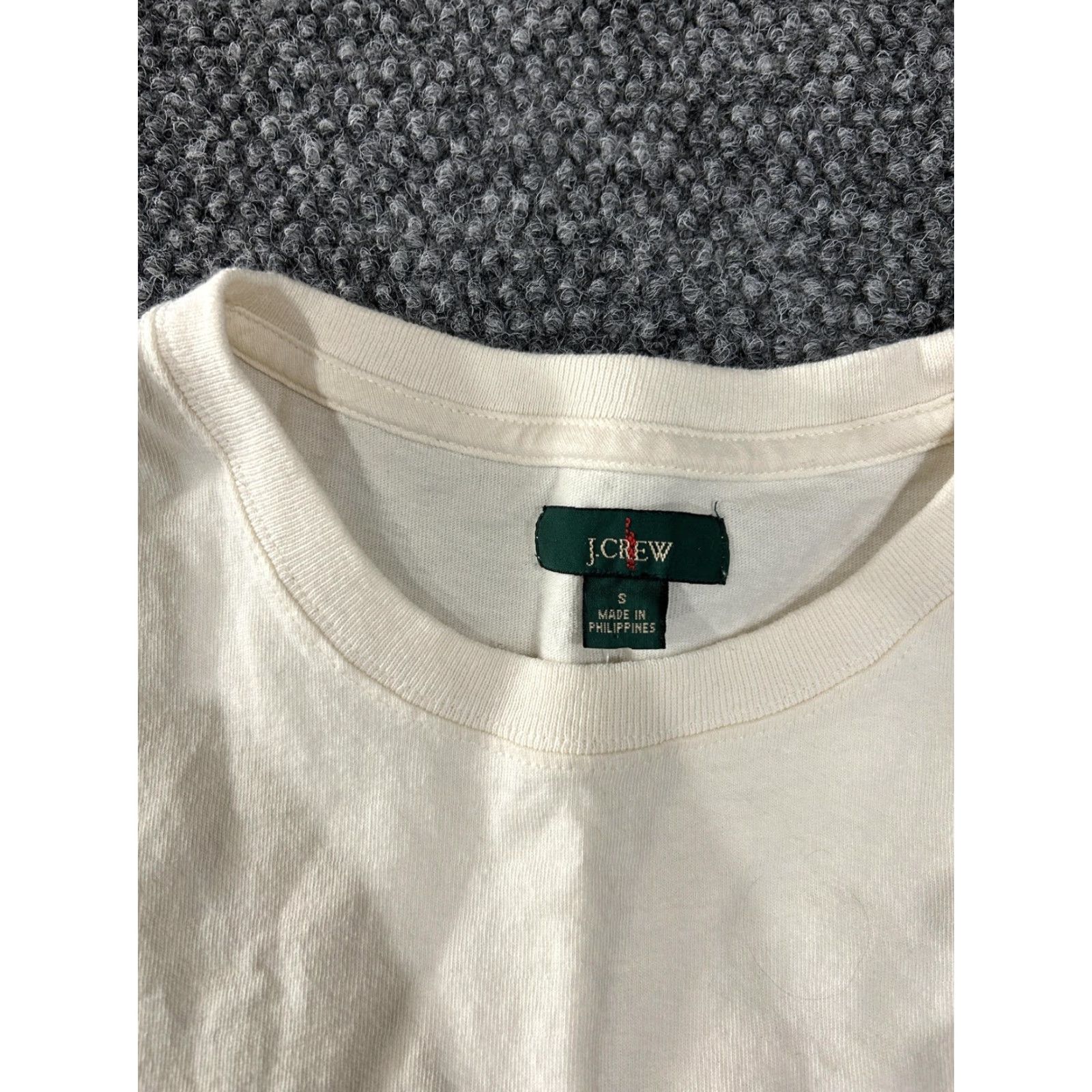 J.Crew J. Crew Oarsman Shirt Mens Small White Blue Colorblock Crewneck Tee Short Sleeve Size US S / EU 44-46 / 1 - 3 Thumbnail