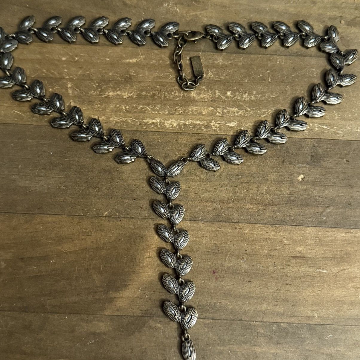 Other BaubleBar gold tone rhinestone vine Y necklace Size ONE SIZE - 6 Thumbnail