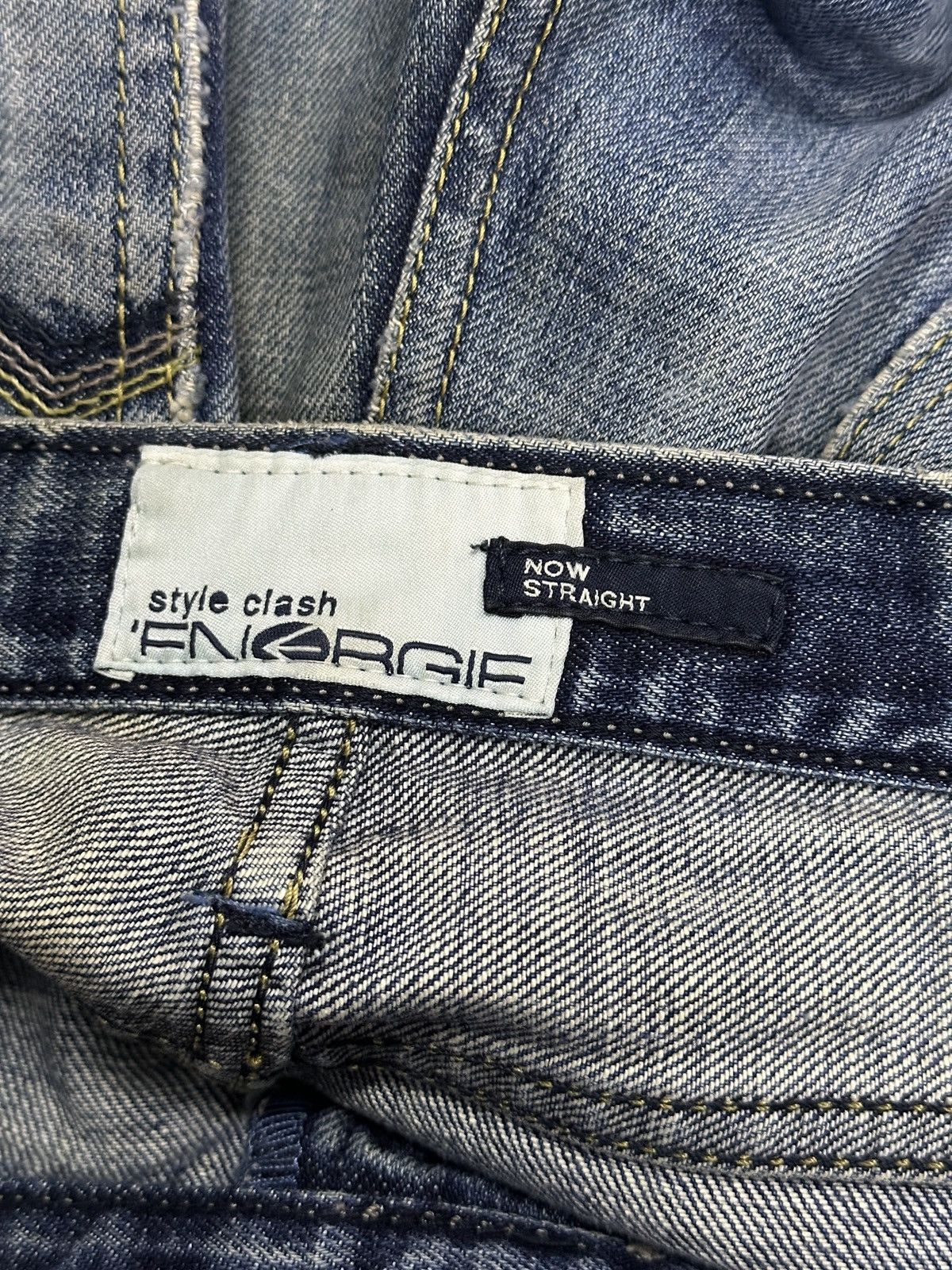 Other Vintage Distress💥🎌 Energie Style Clash 90s patchwork Size US 32 / EU 48 - 6 Thumbnail