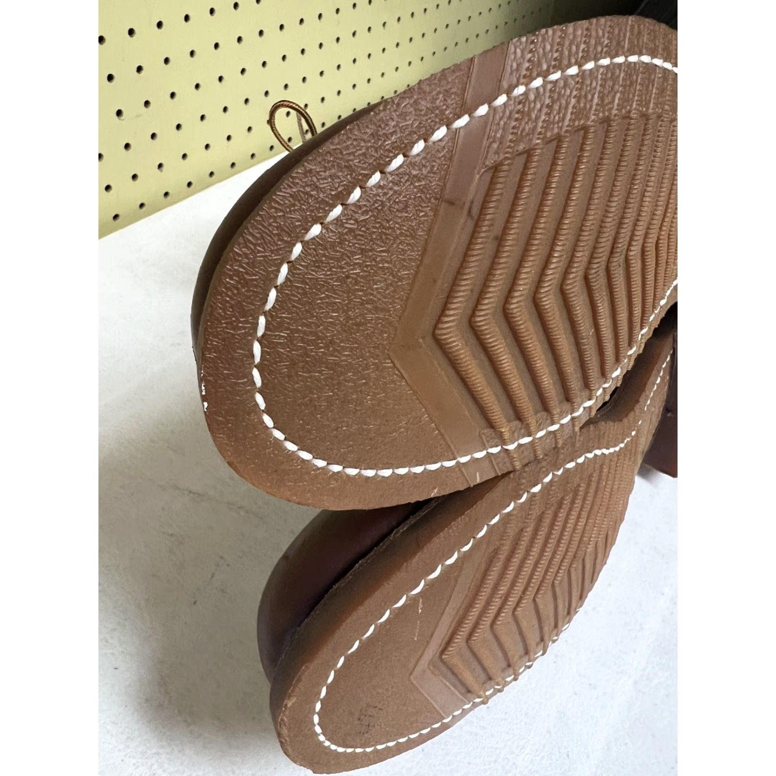 Vintage VINTAGE Herman Survivor Boots Work Leather 7 D Brown Leather Mid-Calf USA Goodyear Mens Boots Size US 7 / EU 40 - 6 Thumbnail