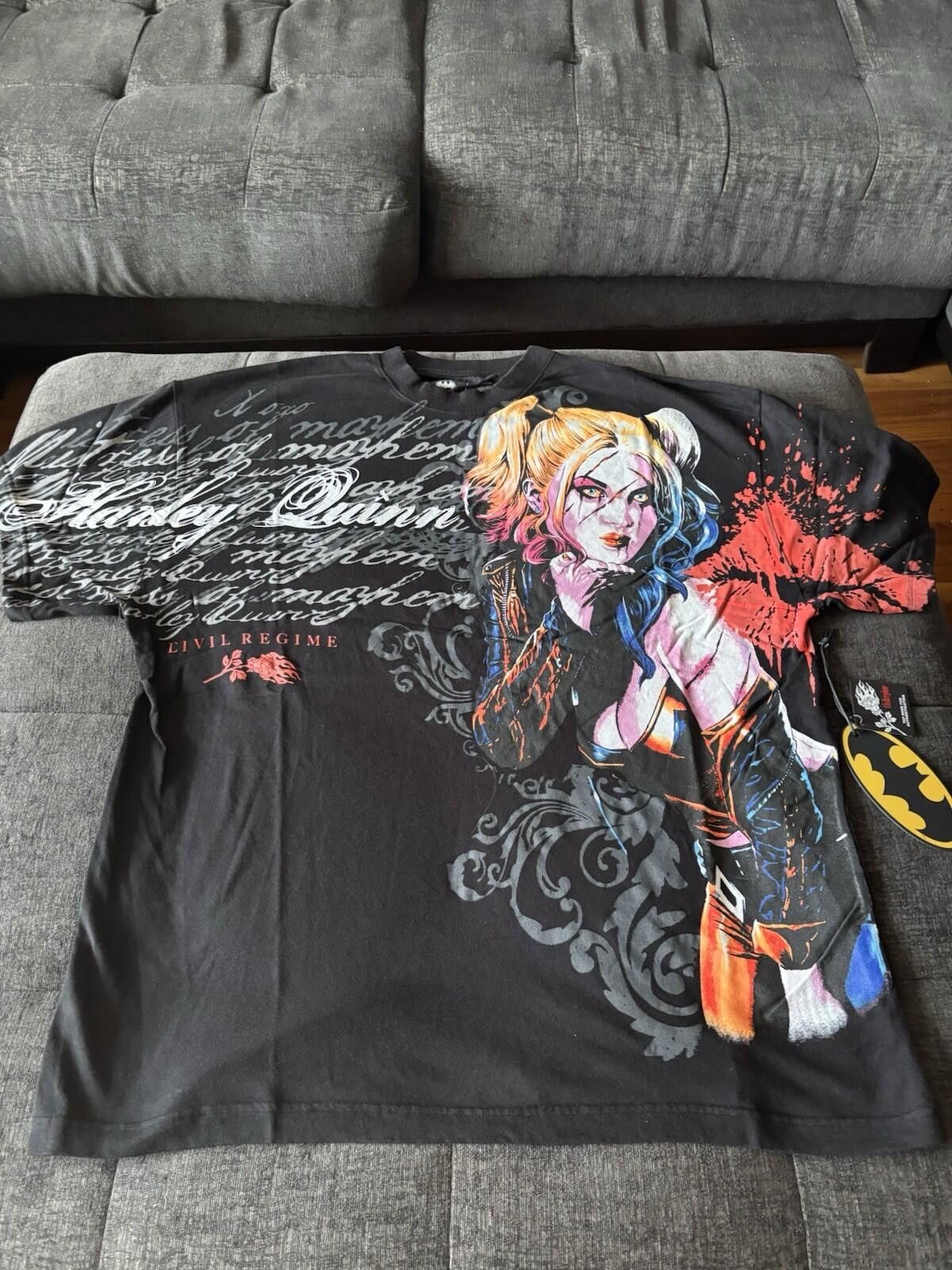 Civil Regime Civil Regime Harley Quinn April Fools Drop 2026 NWT Medium Size US M / EU 48-50 / 2 - 6 Thumbnail