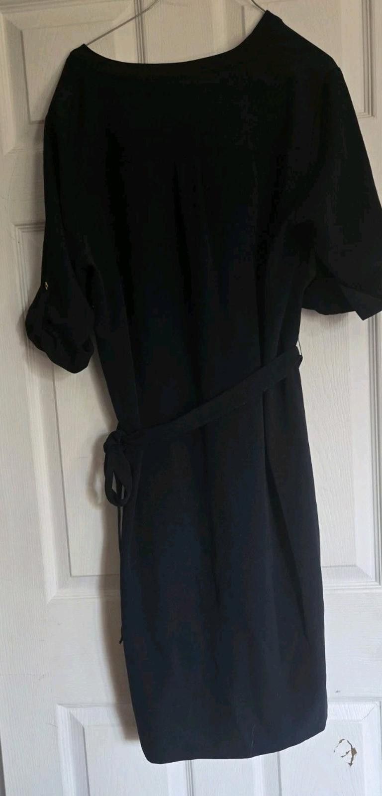Jones New York Jones New York Belted Black Shirt Dress Womens Size 14 Mid Size XL / US 12-14 / IT 48-50 - 5 Thumbnail