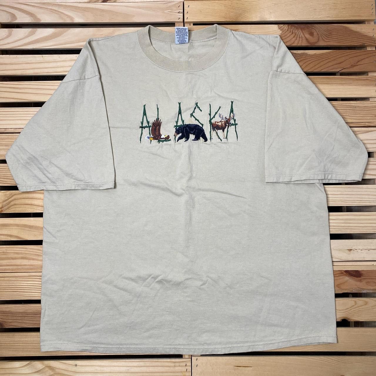 Other Vintage Alaska Green Embroidered Nature Tee Size 2XL Size US XXL / EU 58 / 5 - 1 Thumbnail