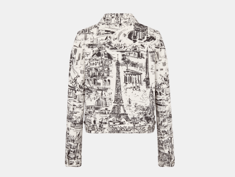 Dior o1w1db10925 442V11 Jacket in White/Black Size XS / US 0-2 / IT 36-38 - 2 Thumbnail