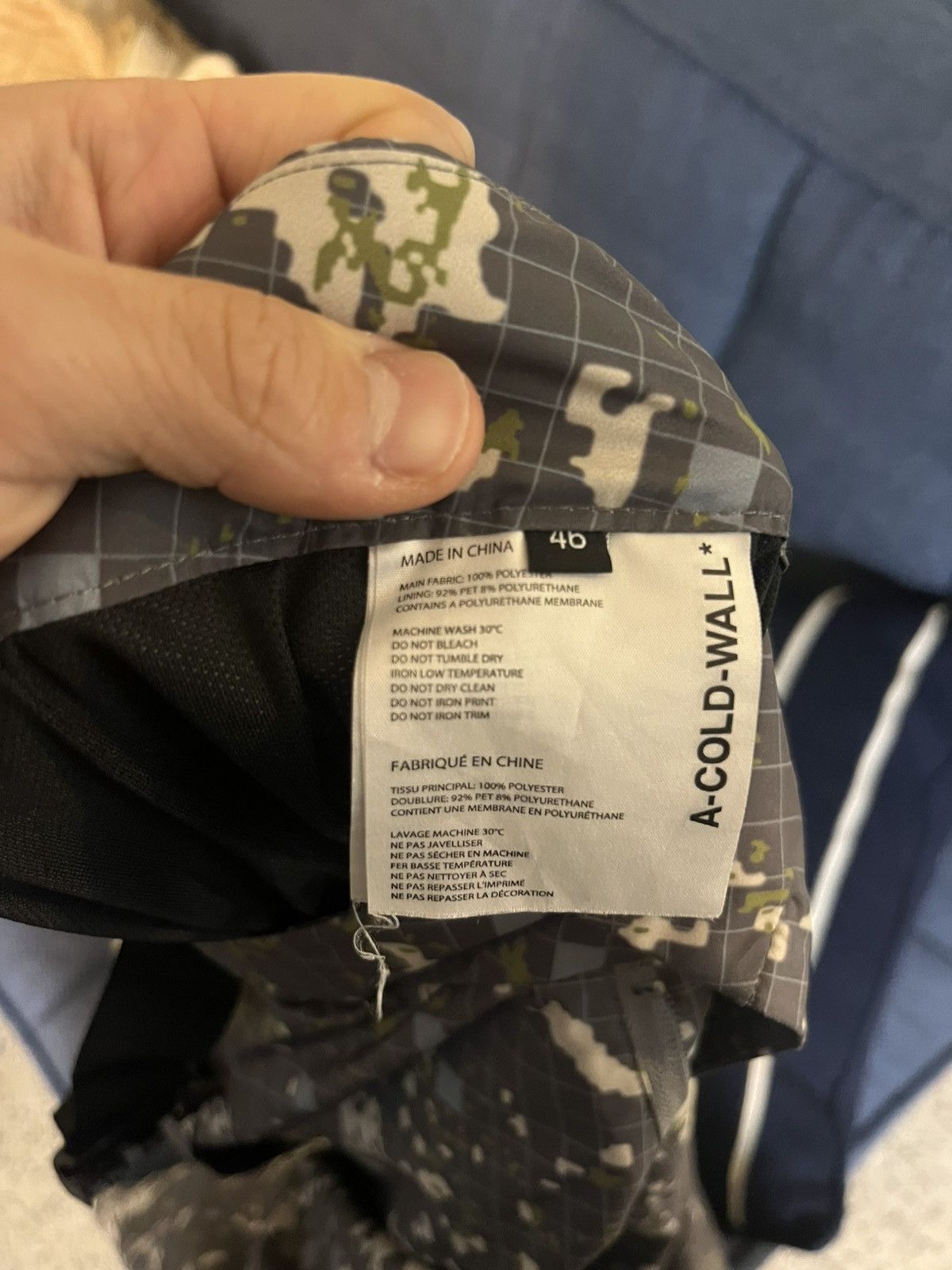 A-COLD-WALL* A Cold Wall grey/green digi camo nylon pants Size US 30 / EU 46 - 5 Thumbnail