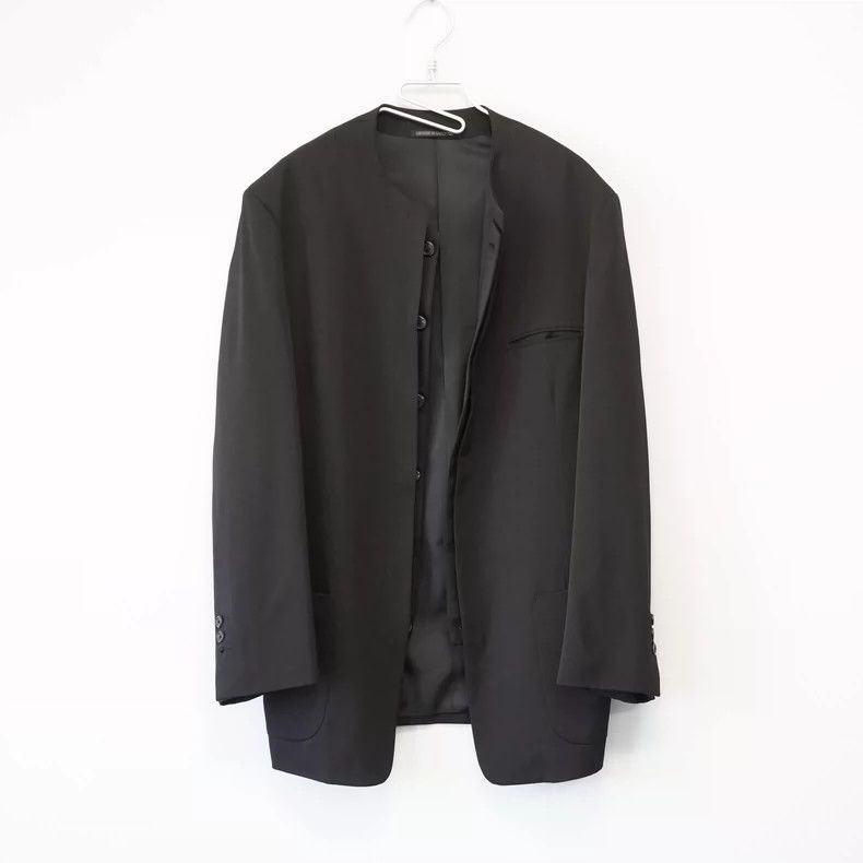 Yohji Yamamoto Yohji Yamamoto95AW Collarless Double Fleece Jacket 2503-Nex Size US S / EU 44-46 / 1 - 2 Thumbnail