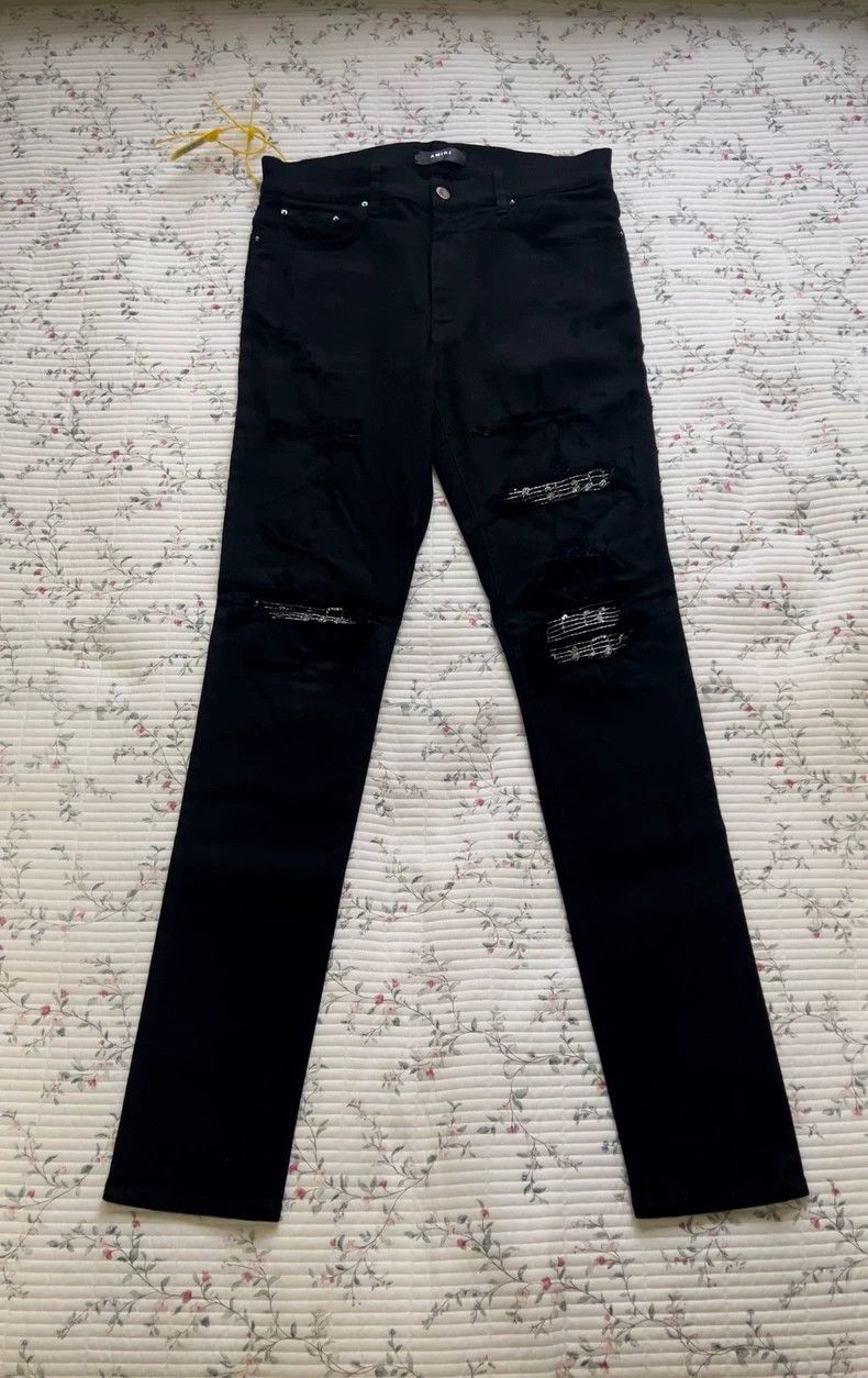 Amiri Amiri note denim jeans Size US 32 / EU 48 - 1 Thumbnail