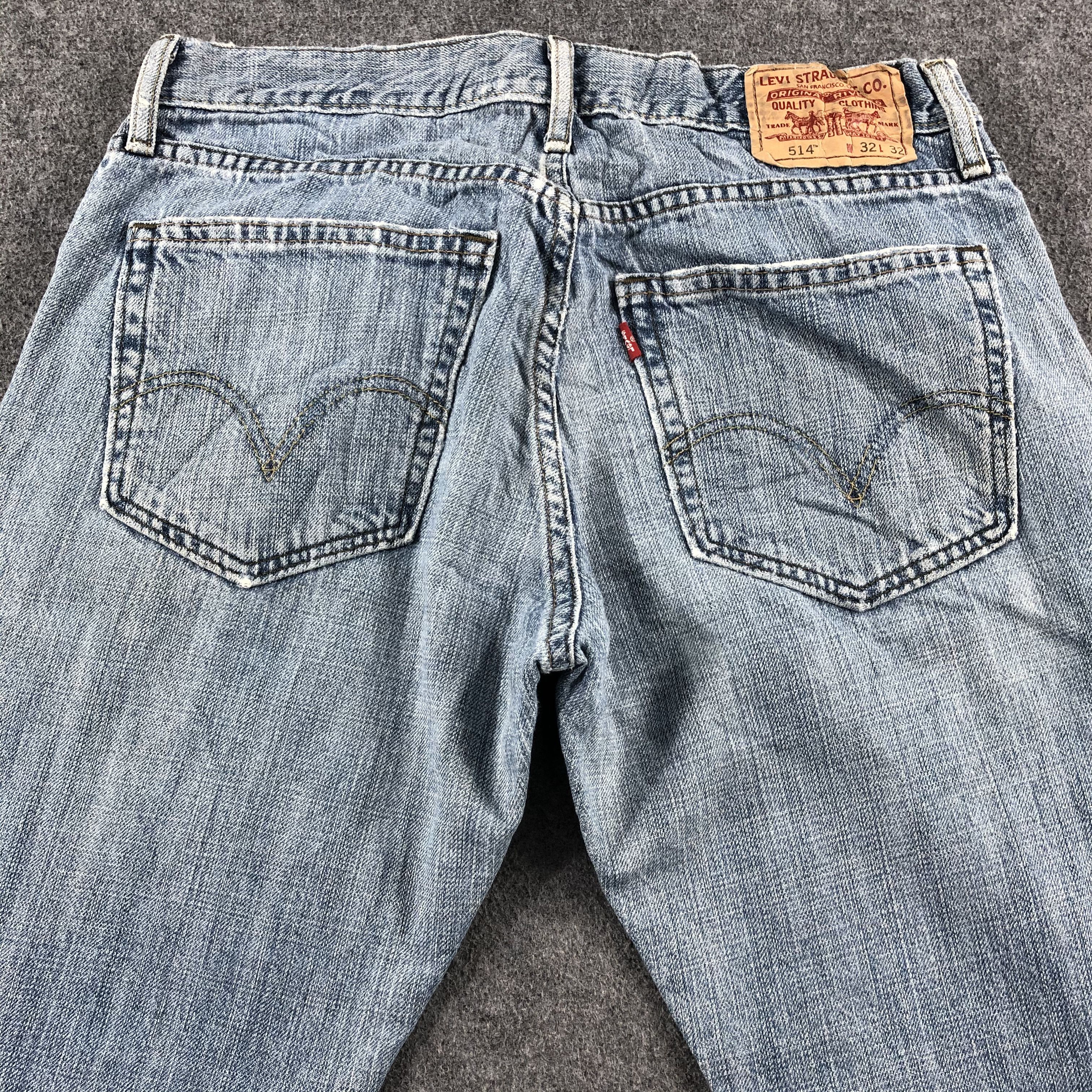 Levi's Vintage Blue Wash Levis 514 Jeans-J2560 Size US 31 - 4 Thumbnail